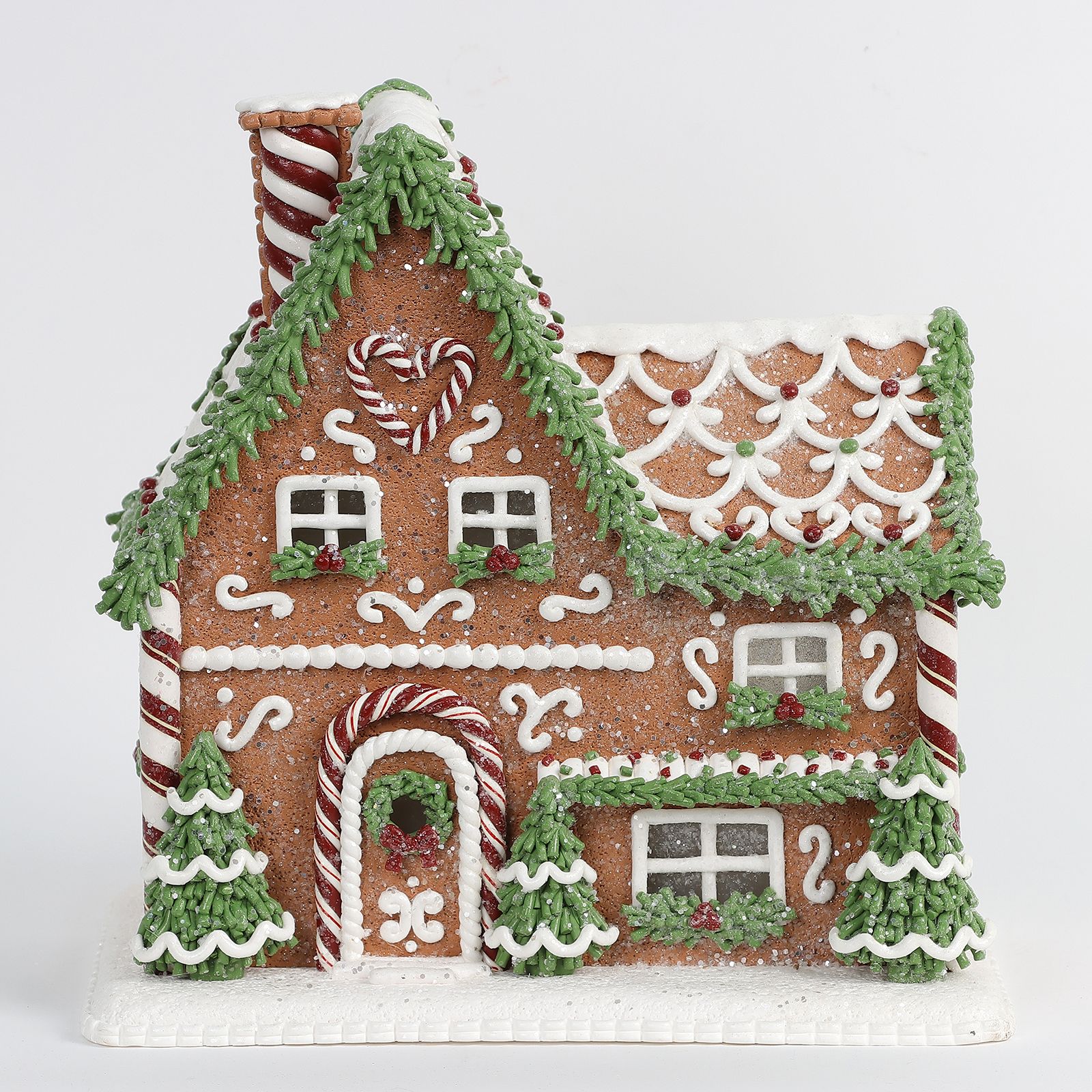 Berkley Jensen Prelit Claydough House Scene