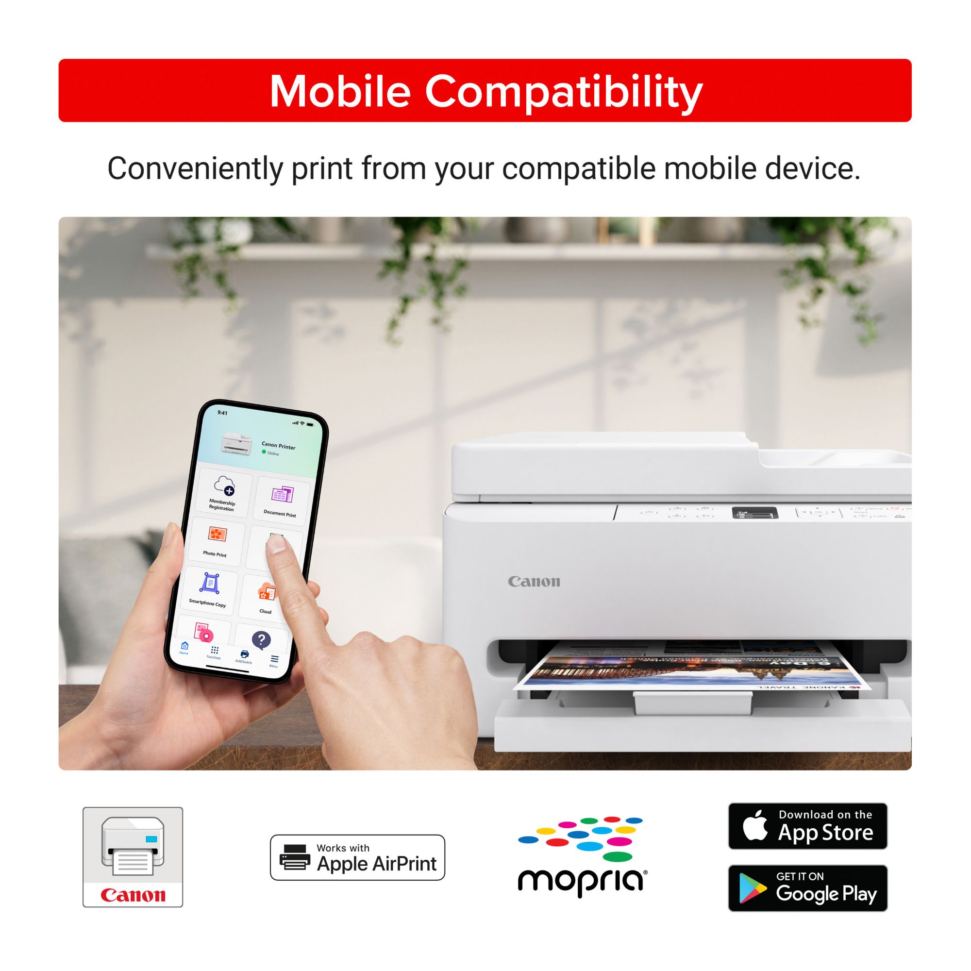 Canon PIXMA TR7125 Wireless Multi-function Home Printer