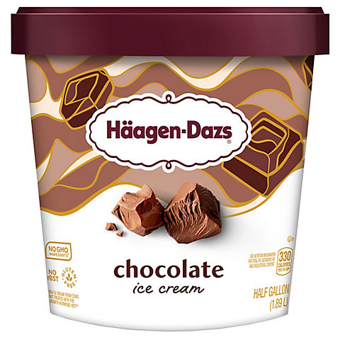 Haagen-Dazs Chocolate Ice Cream, 64 oz.