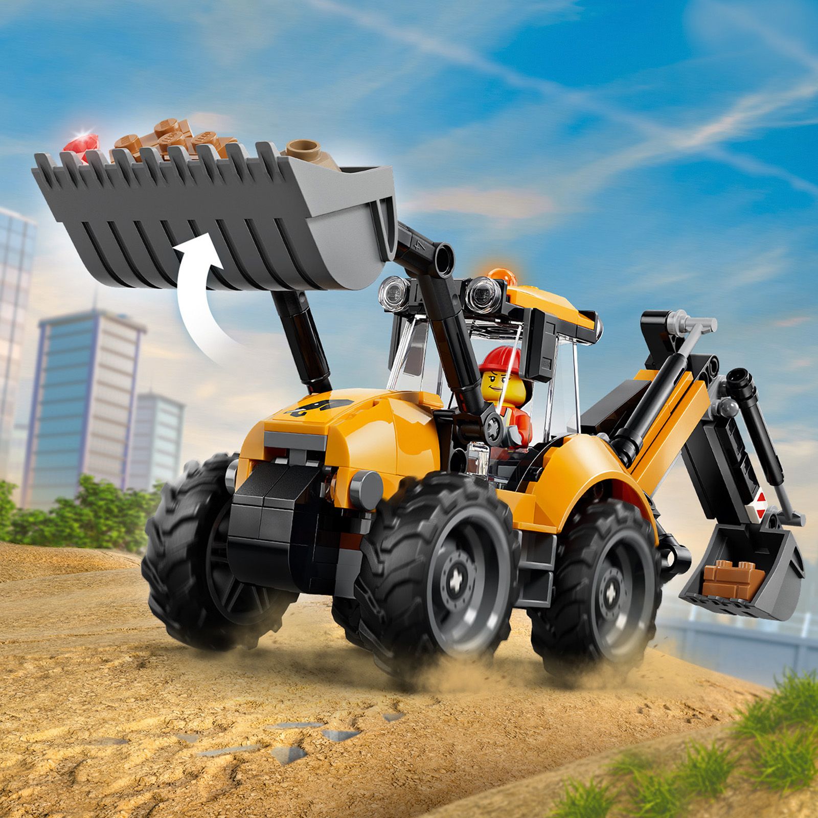 LEGO Technic Backhoe Loader Construction Toy 42197