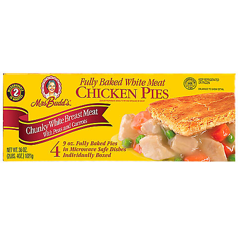 Mrs. Budd's Chicken Pie, 4 pk./9 oz.