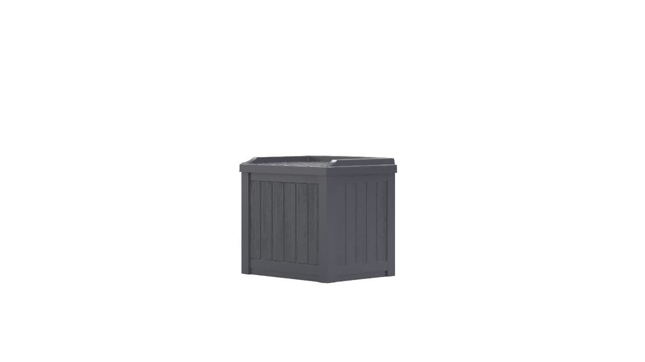 Suncast 22 Gallon Storage Box with Seat