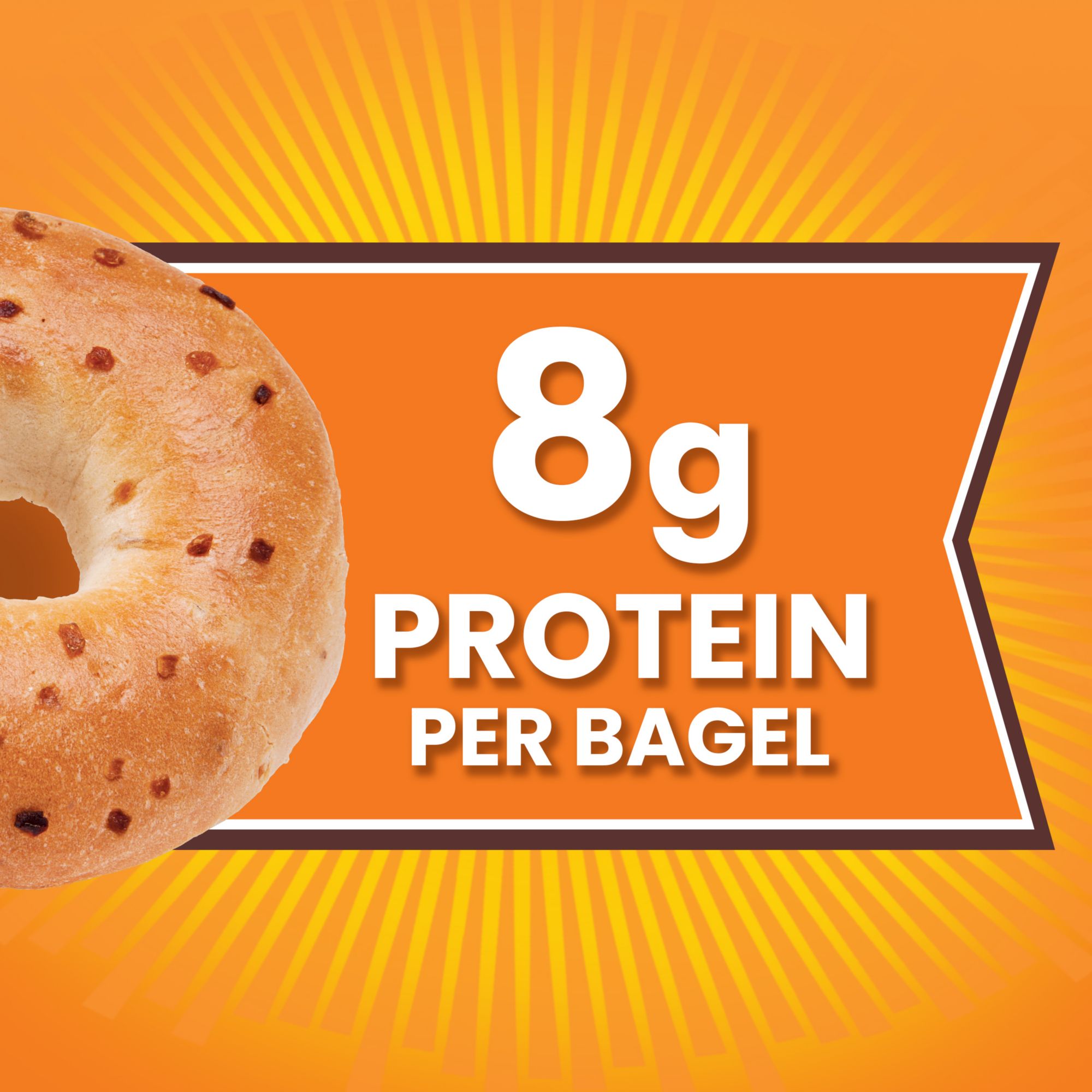Thomas' Onion Bagels, 8g Protein, Kosher Bagels, 6 ct.