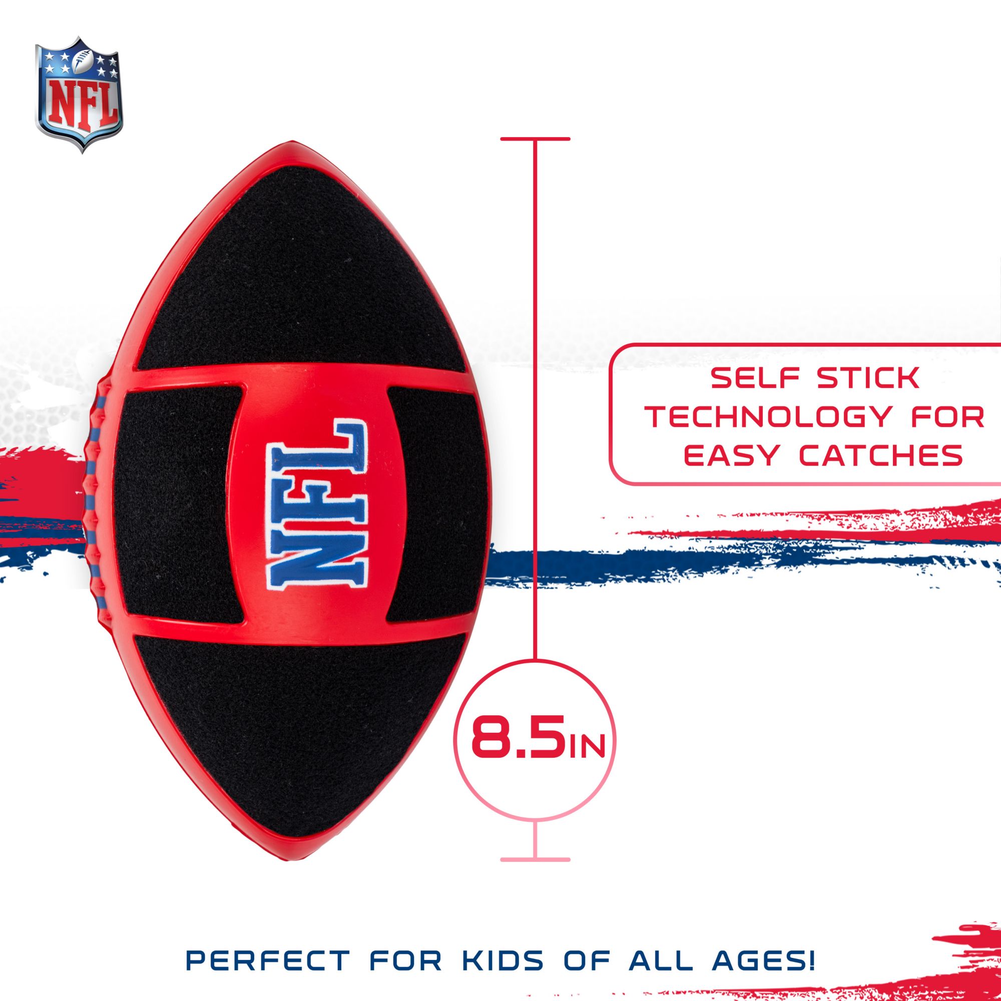 NFL Franklin Sports Kids Football And Receiver Glove Set