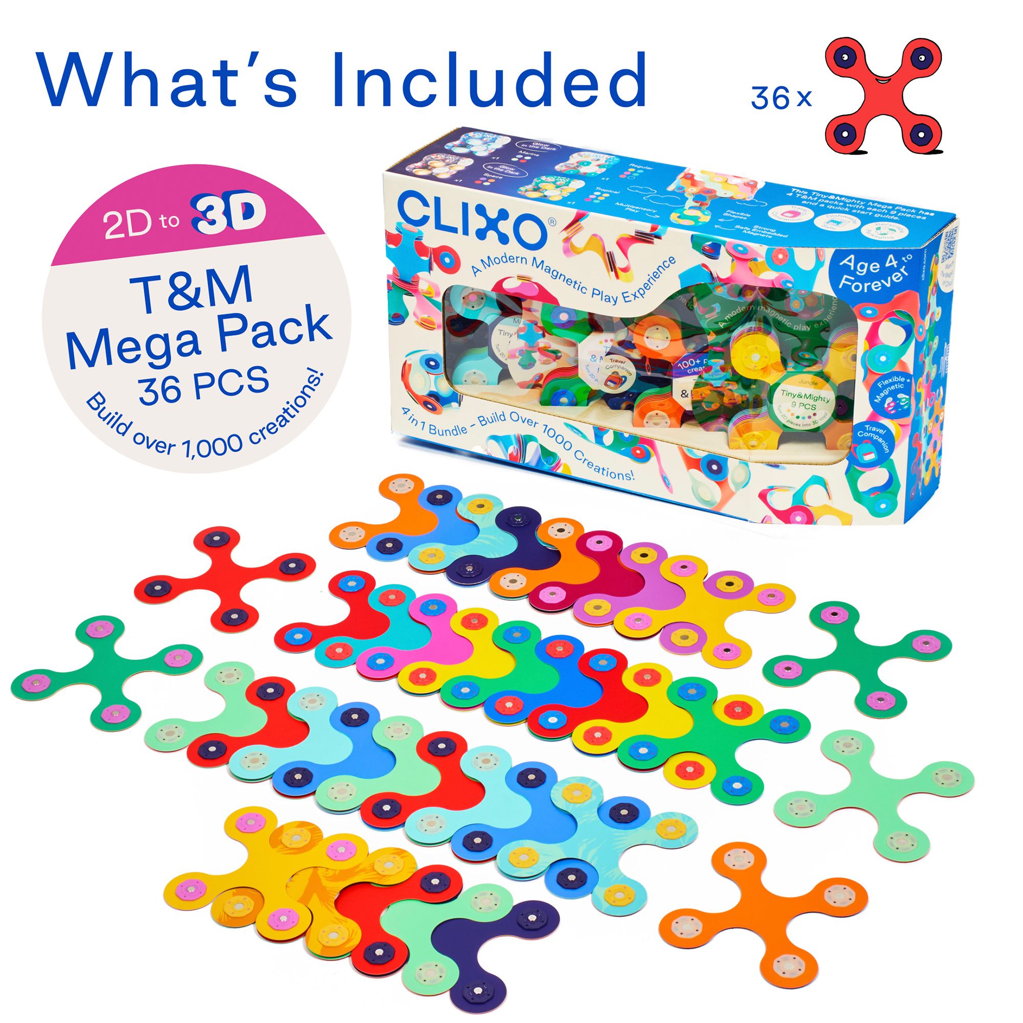 Clixo 4 in 1 Pack