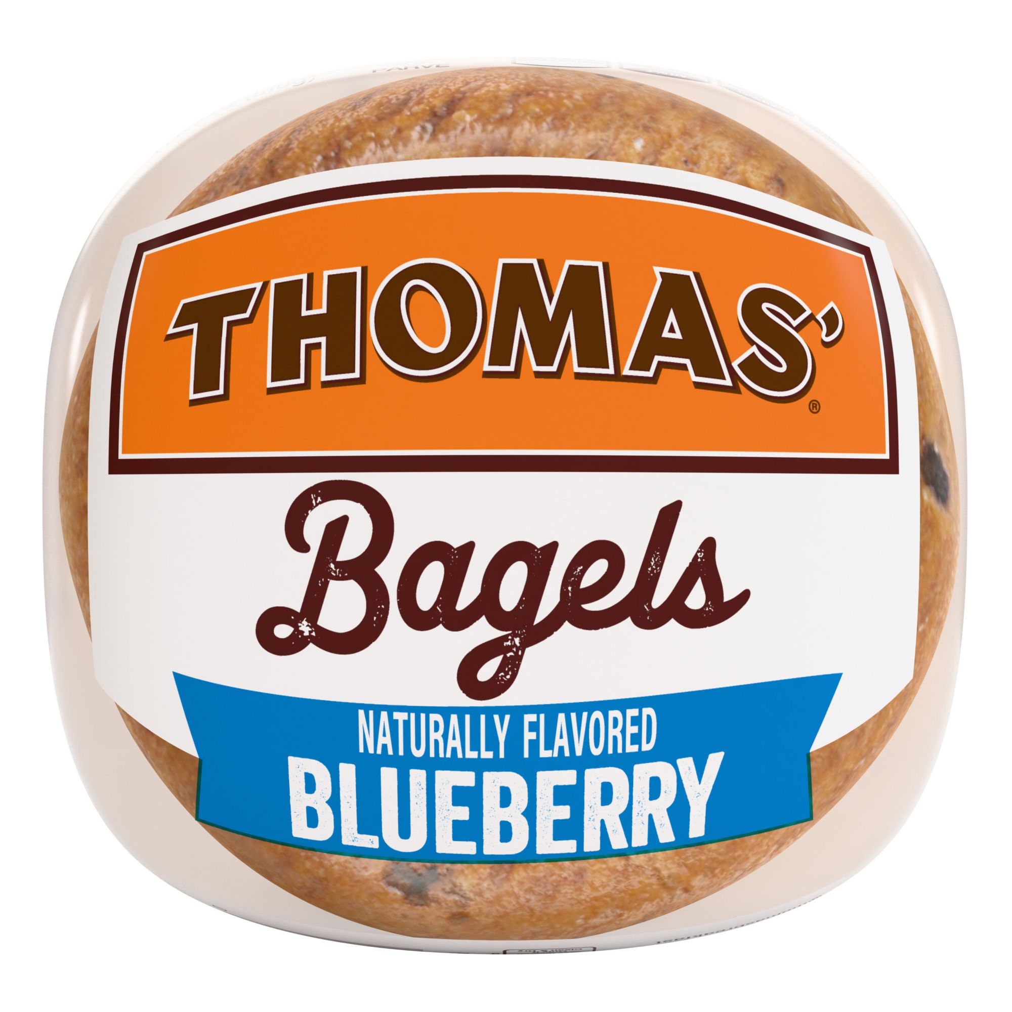Thomas' Blueberry Bagels, 8g Protein, Kosher Bagels, 6 ct.
