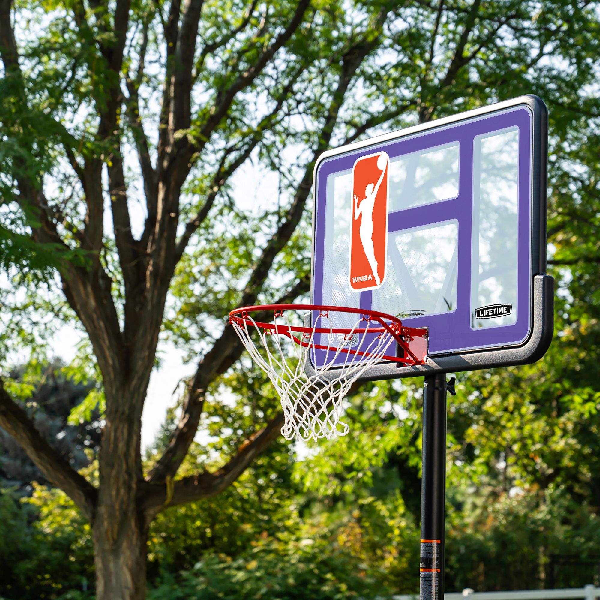 Lifetime WNBA 7.5' - 10' Adjustable Height 44" Fusion Outdoor Portable Basketball System