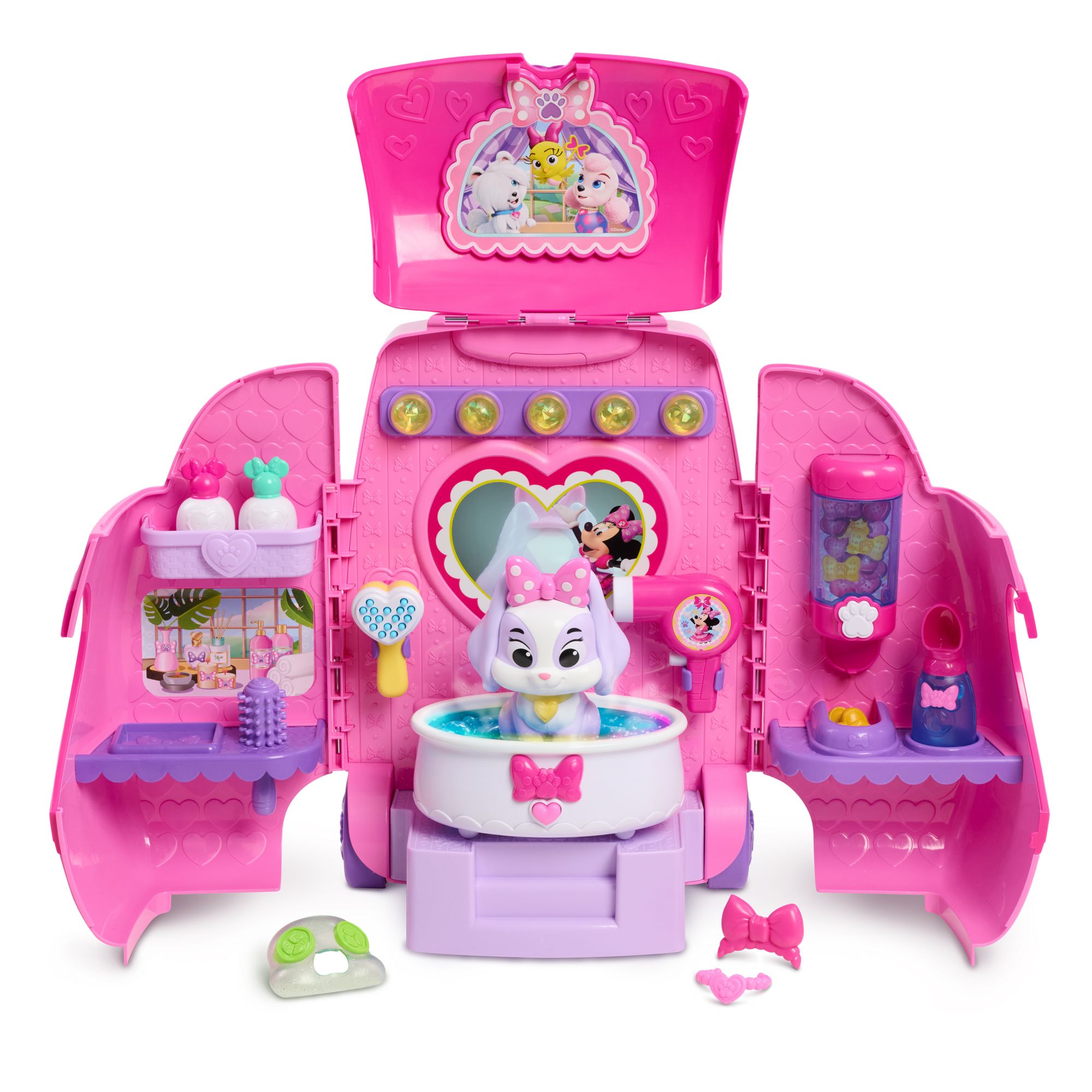 Disney Jr. Minnie Mouse Groom & Go Pet Salon