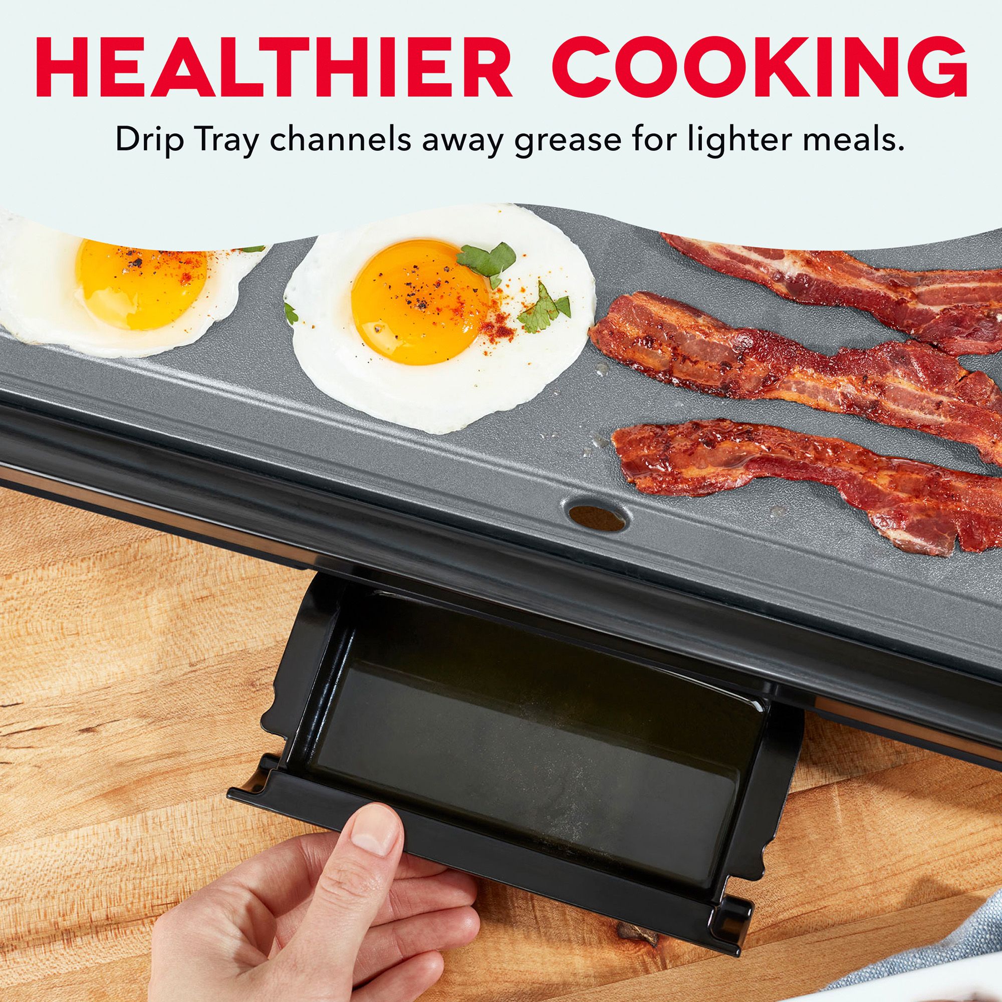 Dash Everyday Griddle Ceramic Cooking Surface - Black, 20" x 10.5"