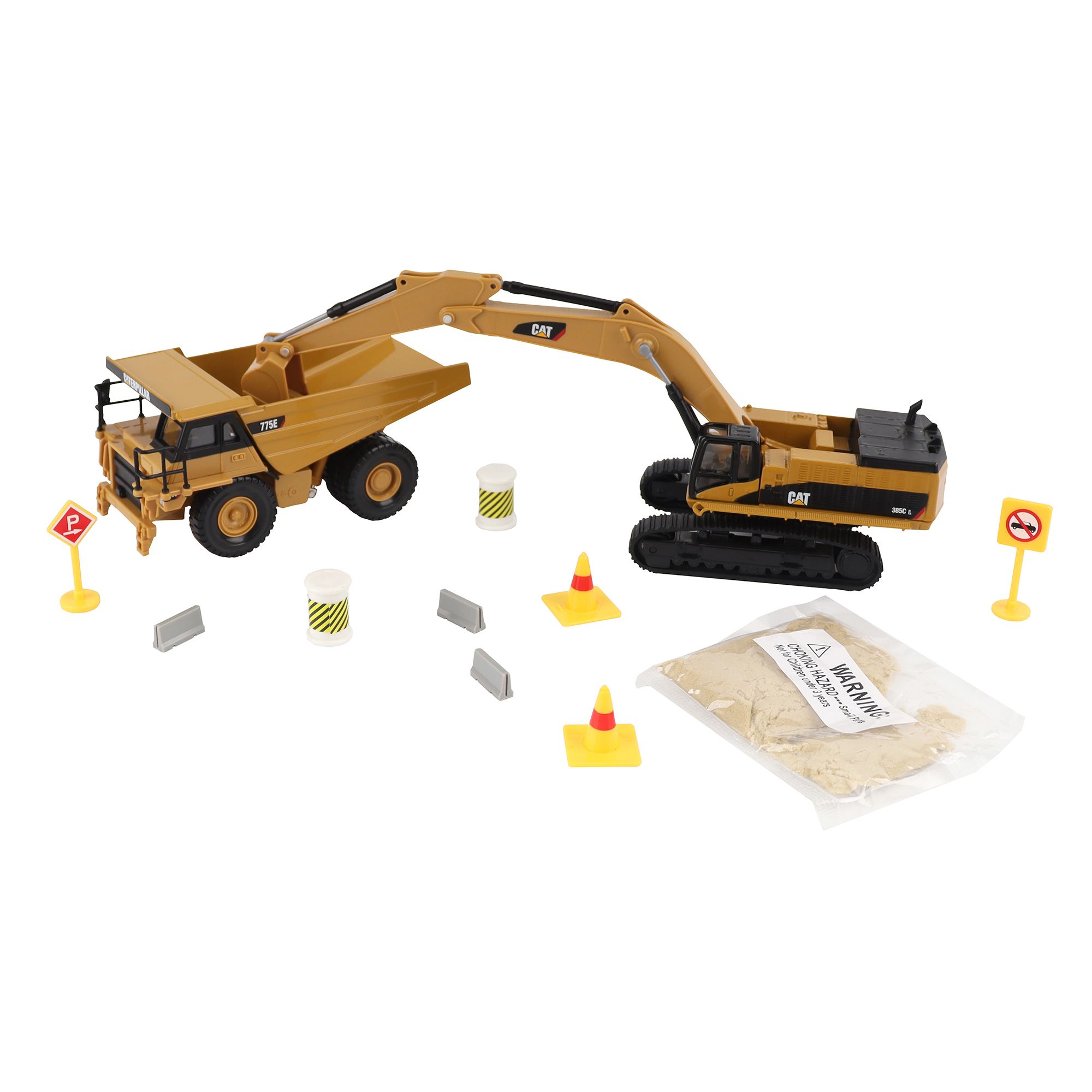 Diecast Masters 1:64 Cat Diecast Model Set, Excavator and Mining