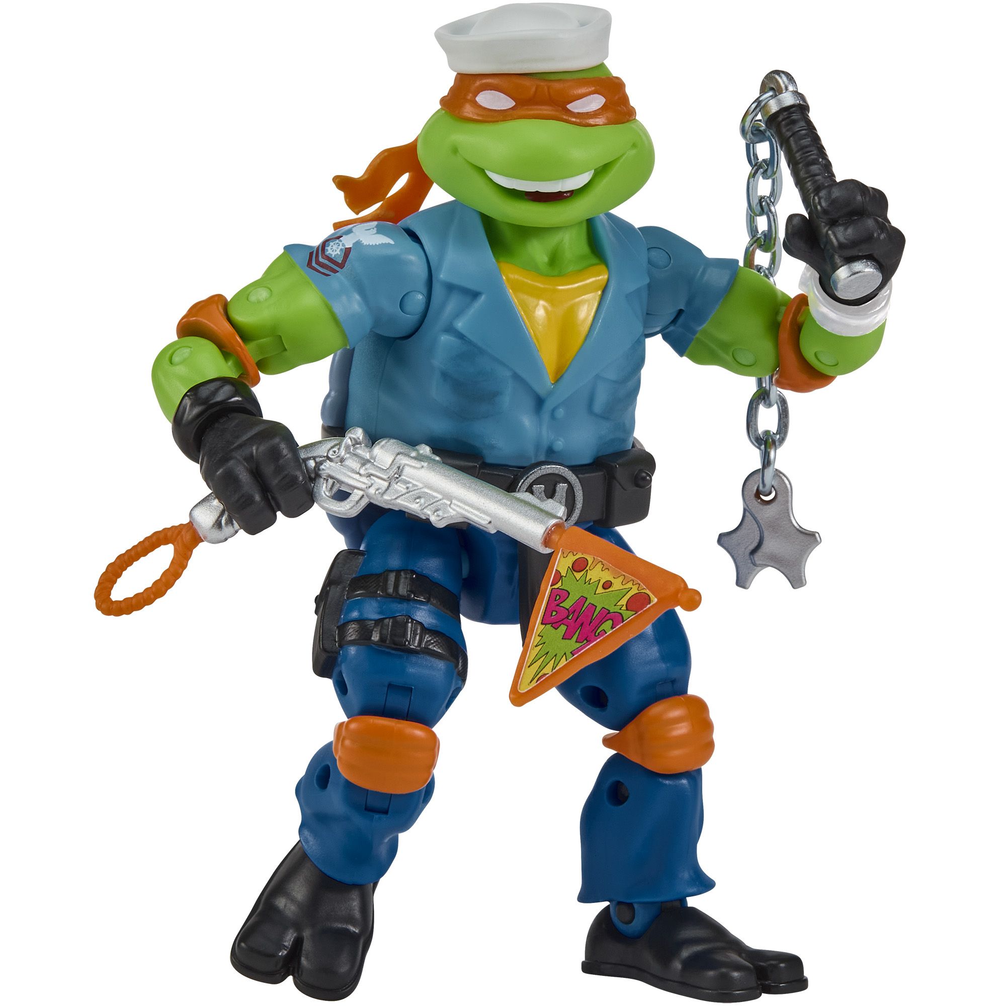Playmates Teenage Mutant Ninja Turtles X GI Joe Figure, Shipwreck X Mikey