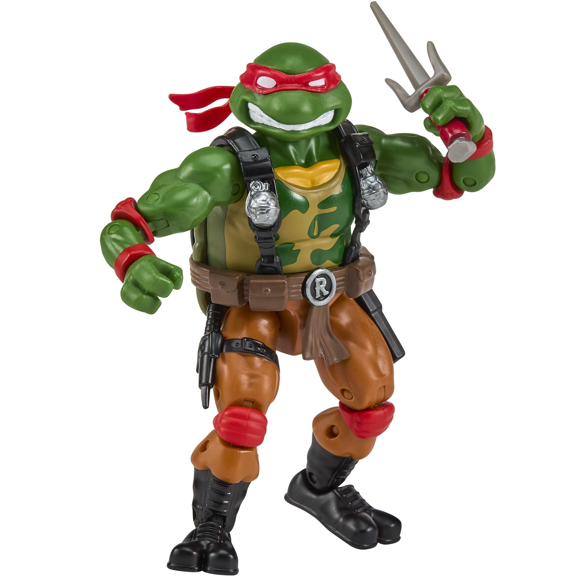 Playmates Teenage Mutant Ninja Turtles X GI Joe Figure, Roadblock X Raph