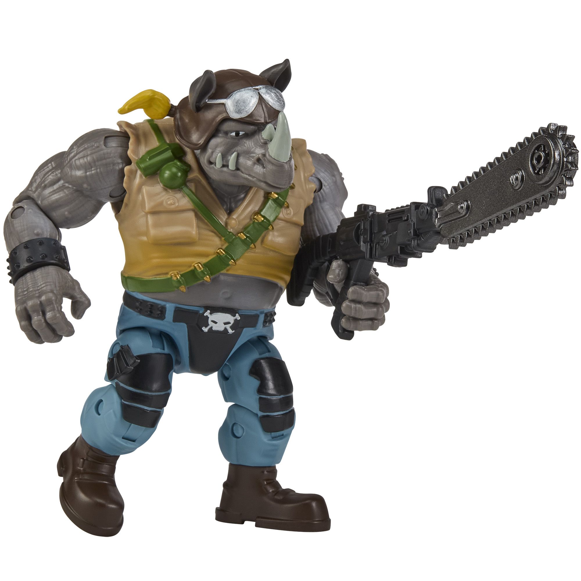 Playmates Teenage Mutant Ninja Turtles X GI Joe Figure, Buzzer X Rocksteady
