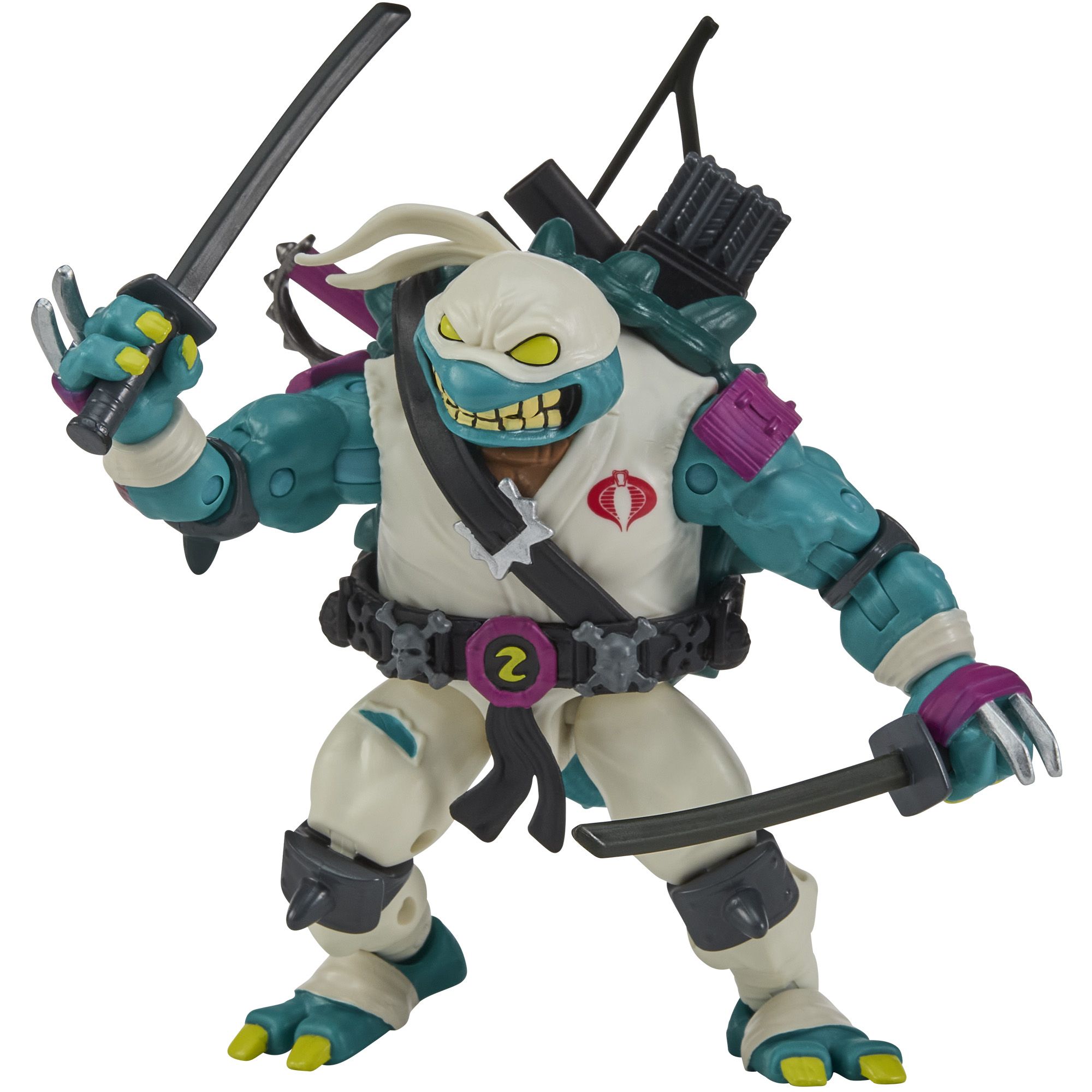 Playmates Teenage Mutant Ninja Turtles X GI Joe Figure, Storm Shadow X Slash