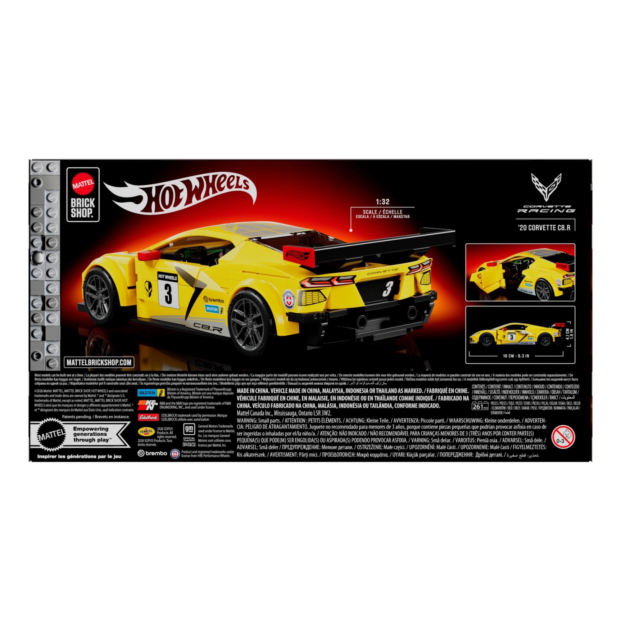 Hot Wheels Brick Shop Speed Series, '20 Corvette