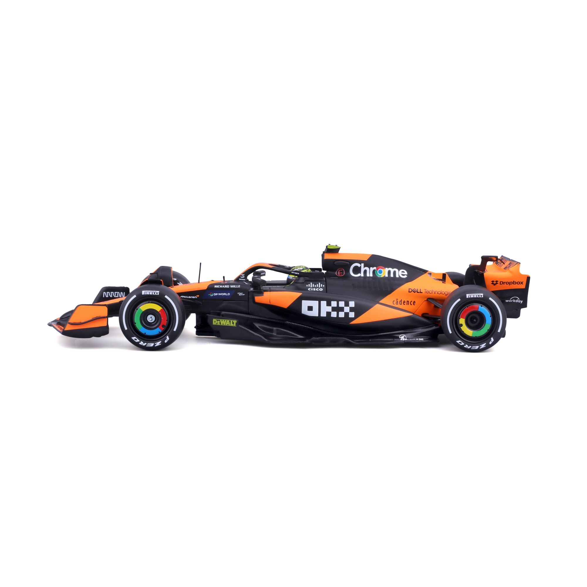 Bburago Maisto 1:24 Scale McLaren Formula Racing Model Kit, Norris