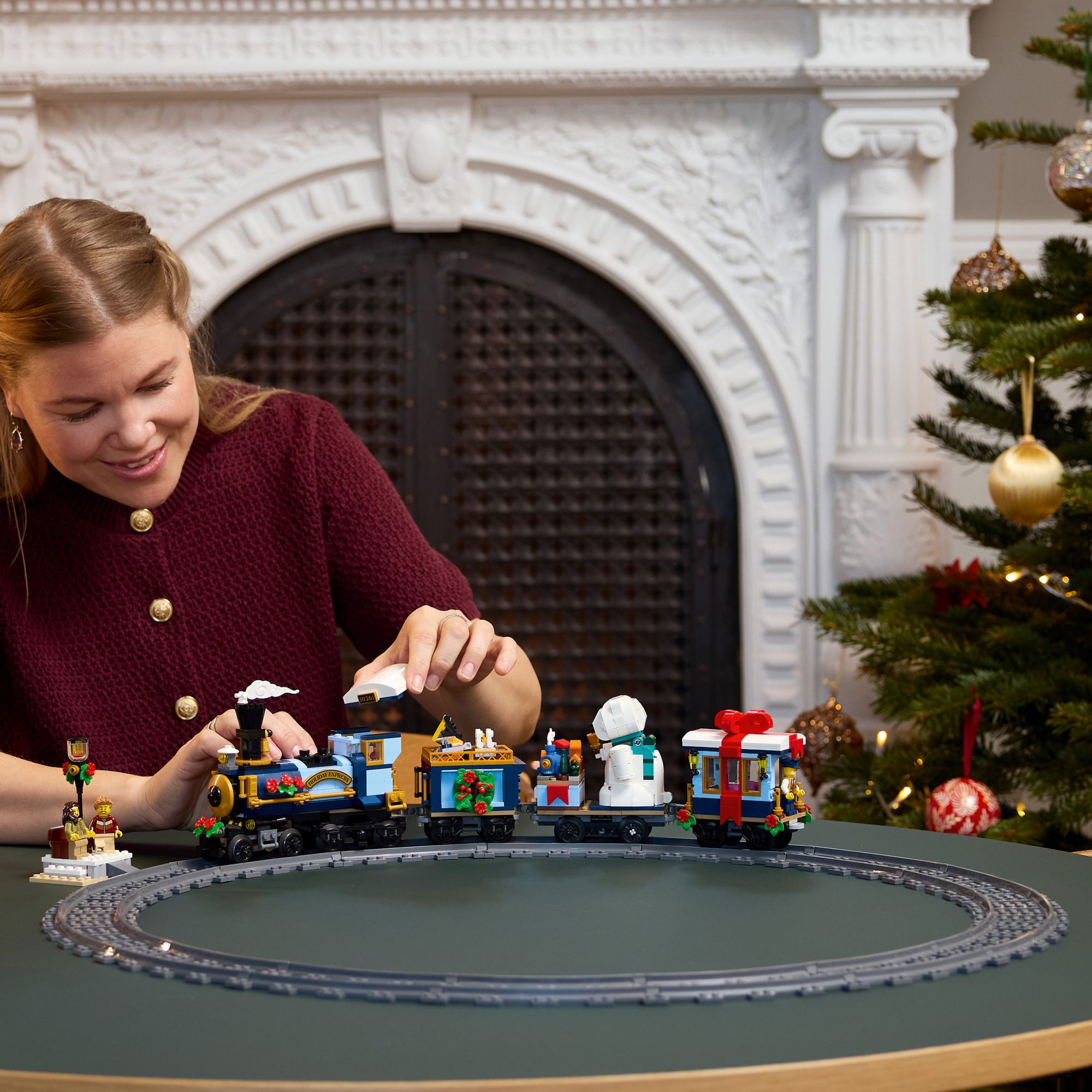 LEGO Icons Holiday Express Train Building Set 10361