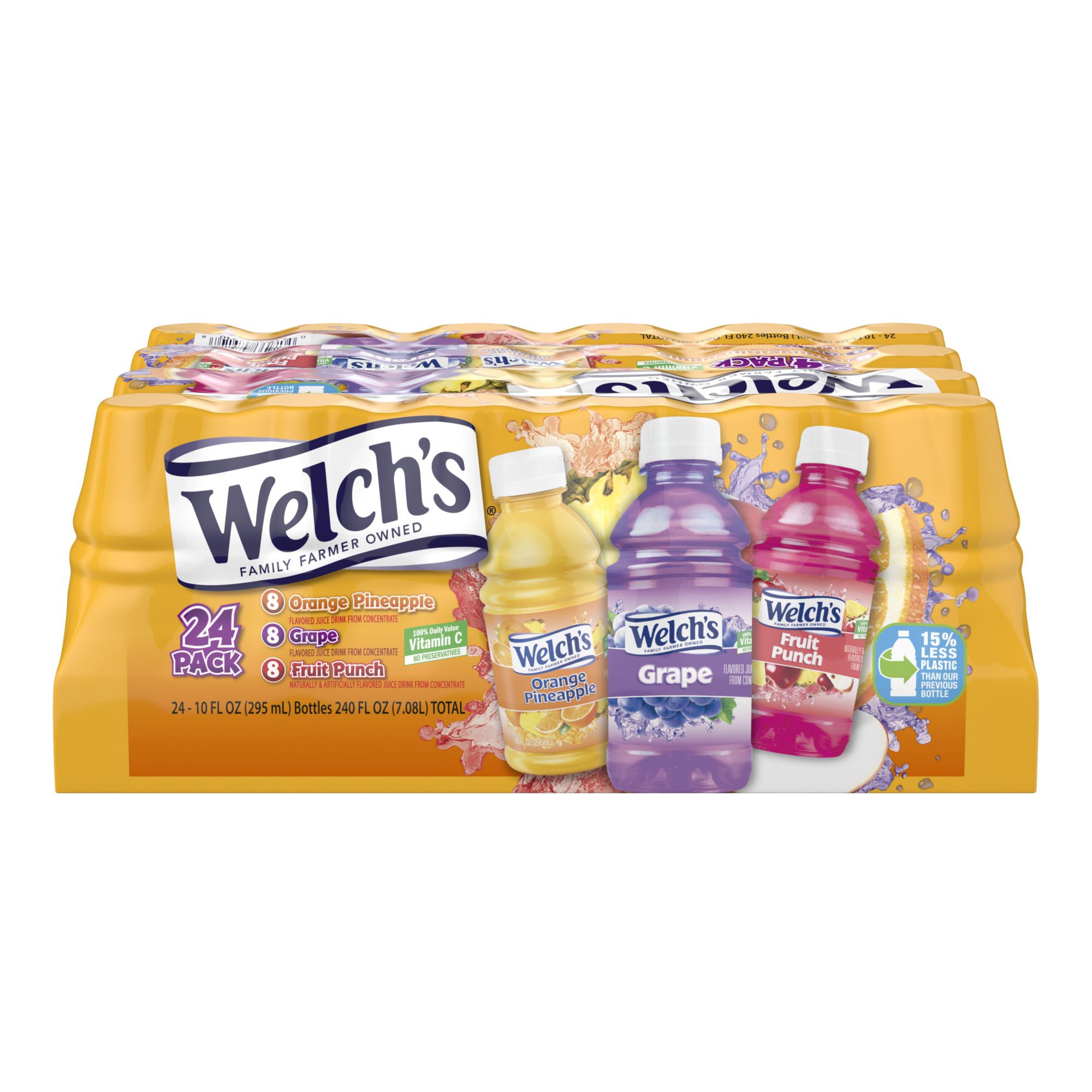 100% Juice, Orange, 10oz Bottle, 24/Carton