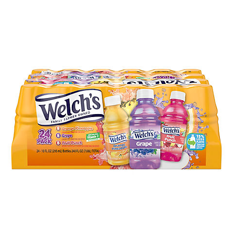 Welch's Juice Drink Variety Pack, 24 pk./10 oz.