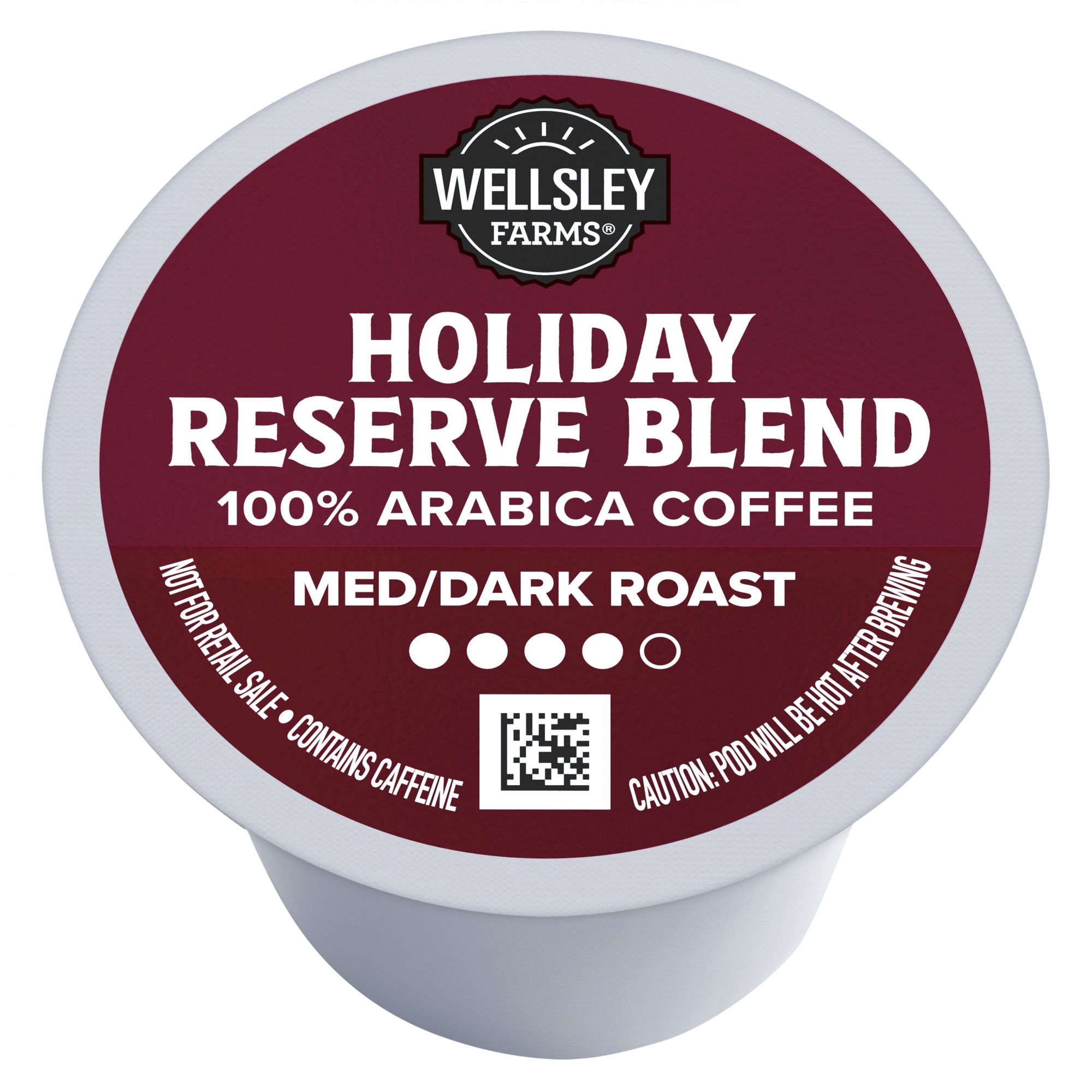 Wellsley Farms Holiday Reserve Blend Coffee, Pods, 48 ct.