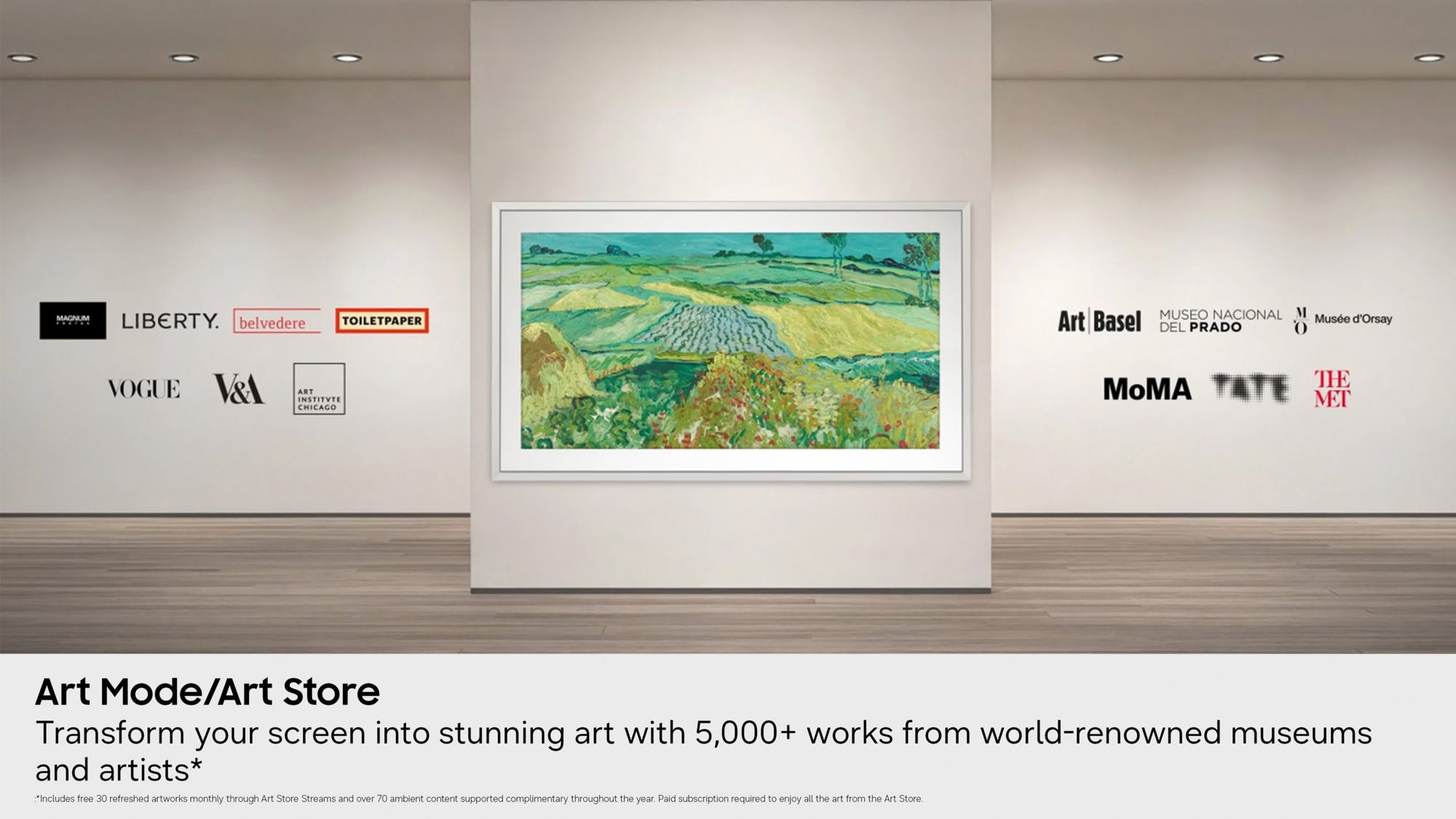 Samsung 85" The Frame Series LS03HED QLED 4K Vision AI Smart TV with 5-Year Coverage