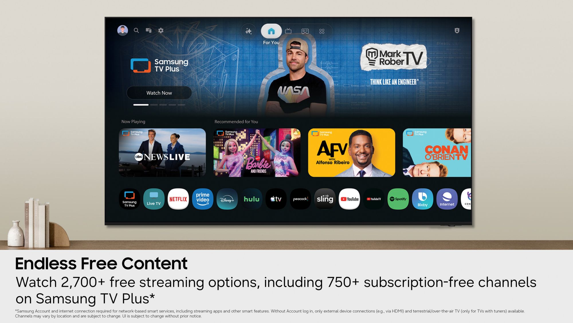 Samsung 55" U8000HD Crystal UHD 4K Vision AI Companion Smart TV with 4-Year Coverage