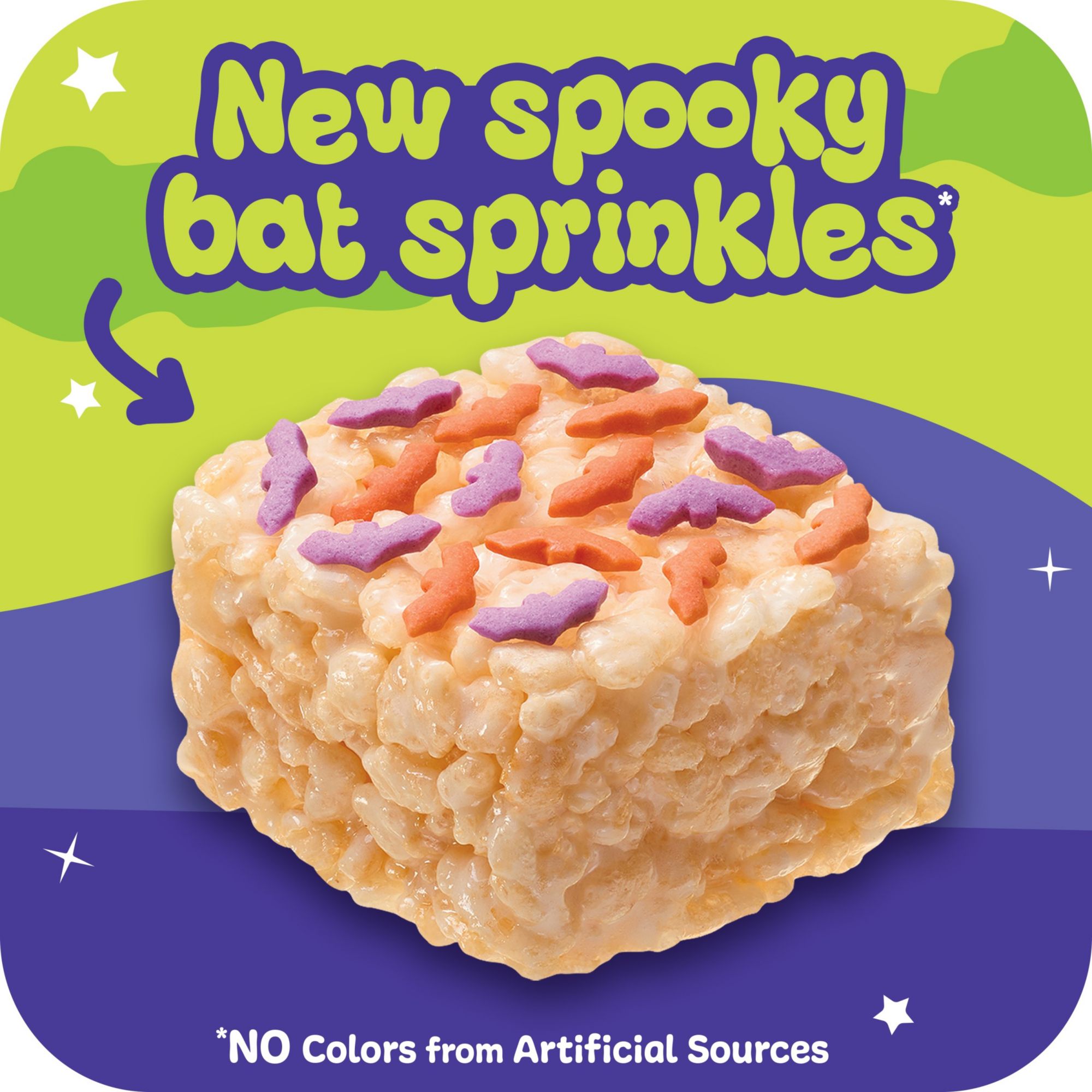 Rice Krispies Treats Spooky Minis Mini Crispy Marshmallow Squares, Trick or Treat, 100 ct./0.39 oz.