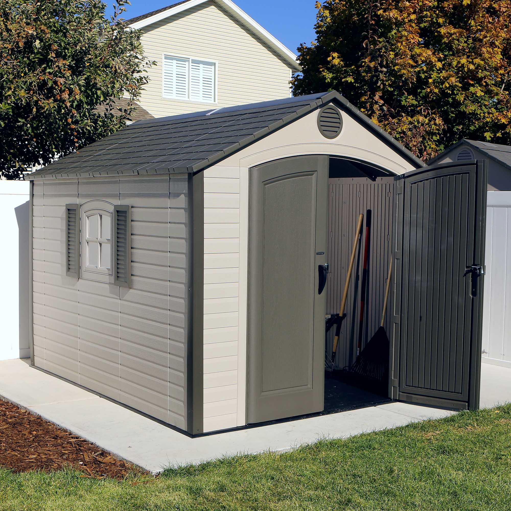 Lifetime Utility Shed, Gray