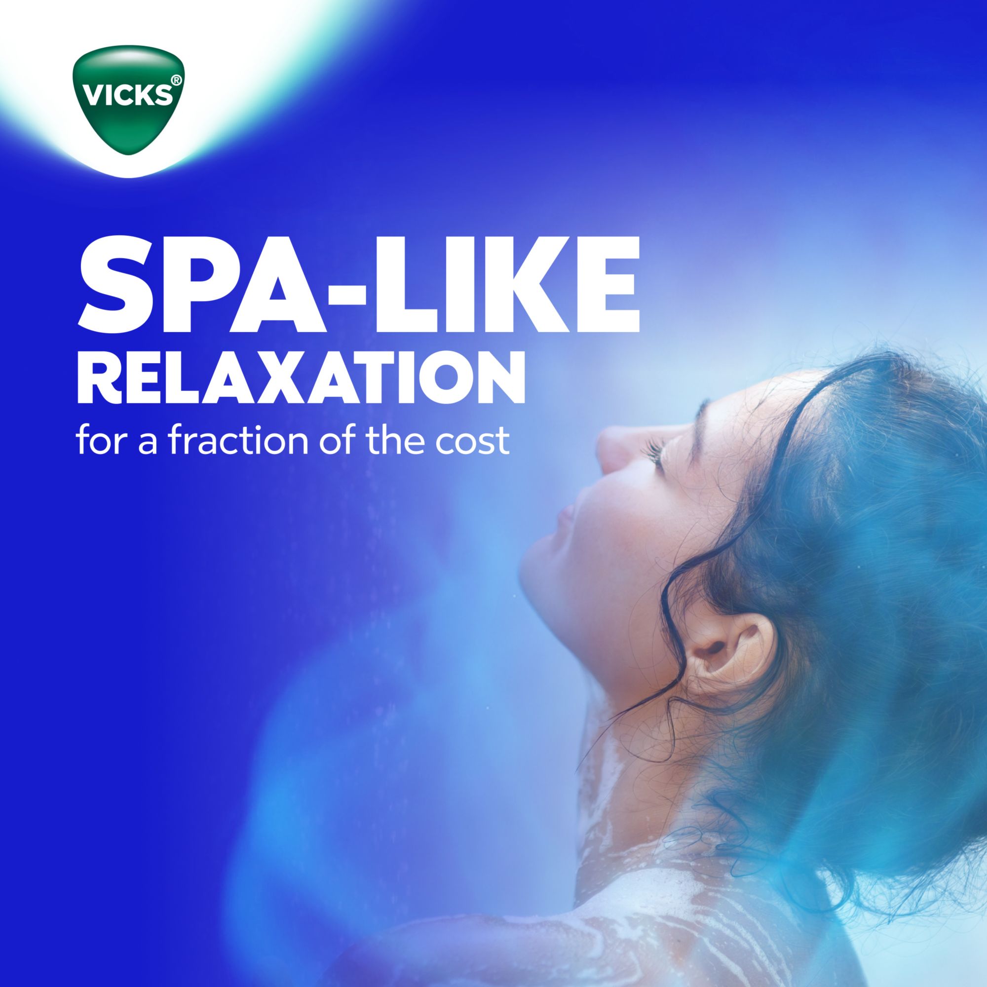 Vicks VapoShower Max Tablets, Non-Medicated Eucalyptus Shower Steamer Tablets, Menthol, 8 ct.