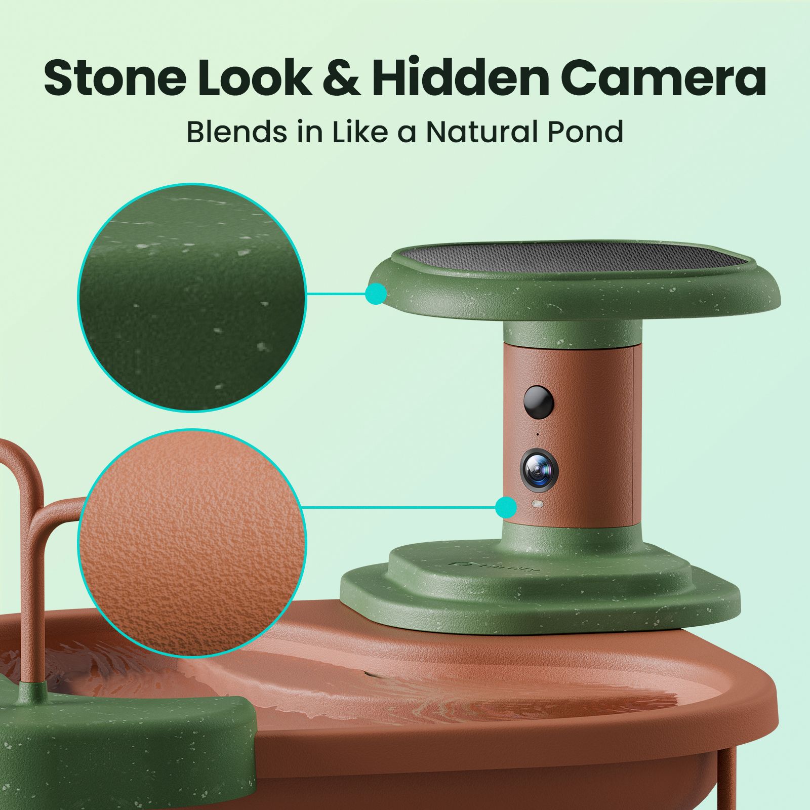 Birdfy Smart Bird Bath with Camera Solar Powered, AI Identify, Live View, Instant Notify