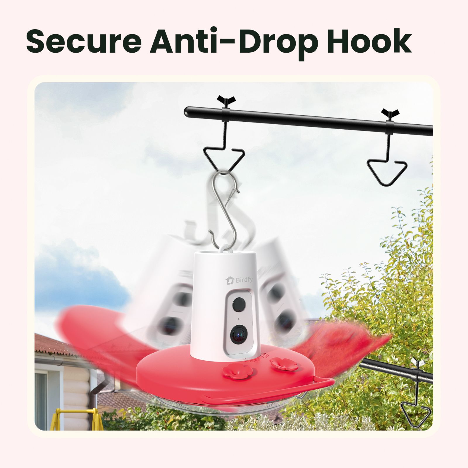 Birdfy Humming Bird Feeder with Camera