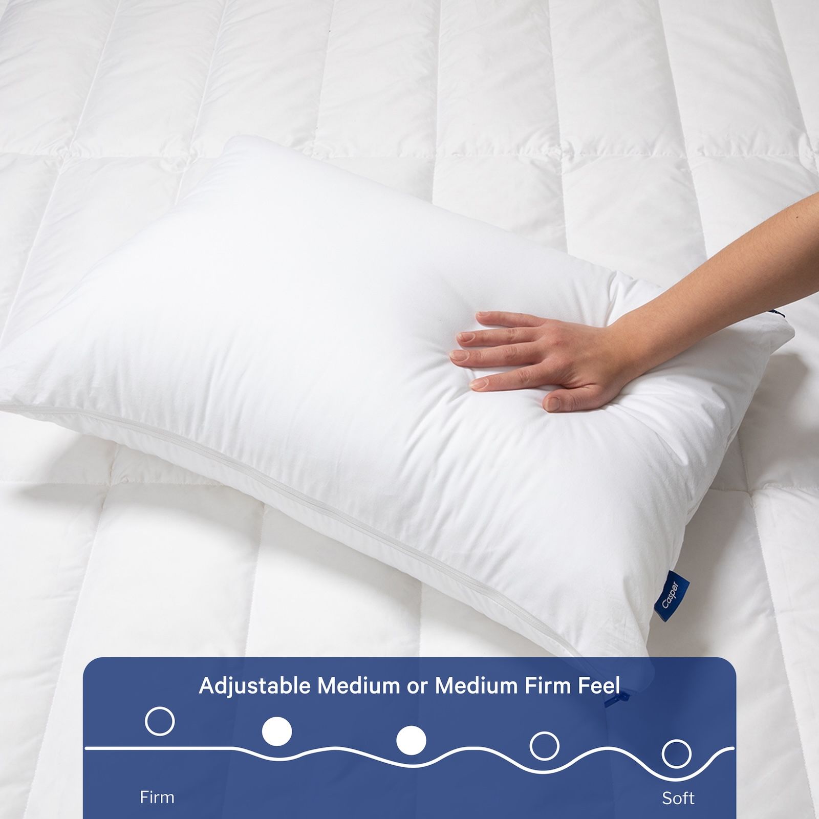 Casper Essential Adjustable Pillow, Standard Size