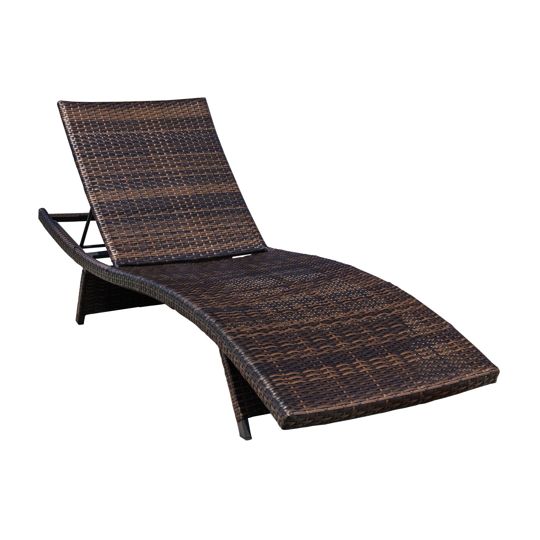 Berkley Jensen Wicker Chaise Lounge Dark Brown Bjs Wholesale Club