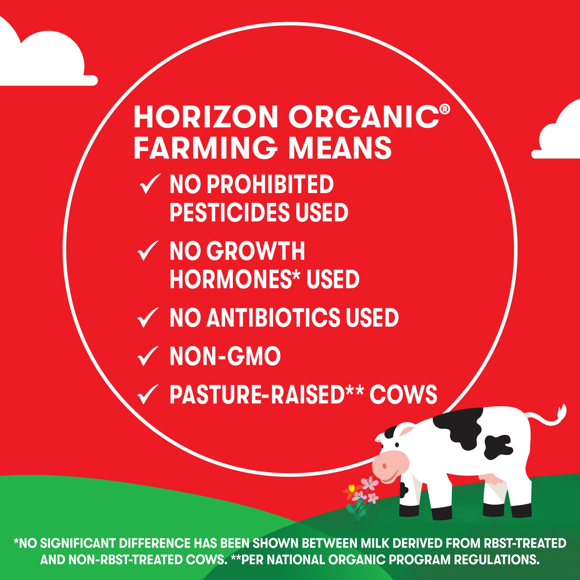 Horizon Organic Half and Half, Pasture-Raised, USDA Organic, Non-GMO, Half Gallon Carton​, 64. fl. oz.