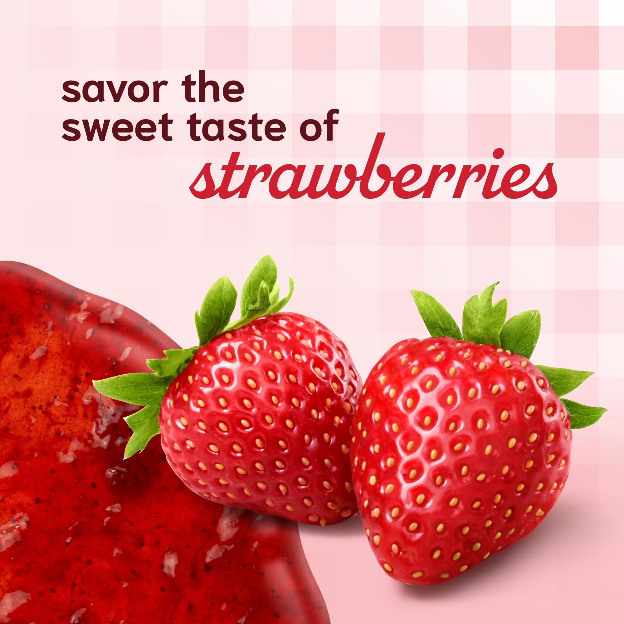 Smucker's Strawberry Jam, Made with Ripe Strawberries, Easy to Spread, Jars, 2 pk./32 oz.