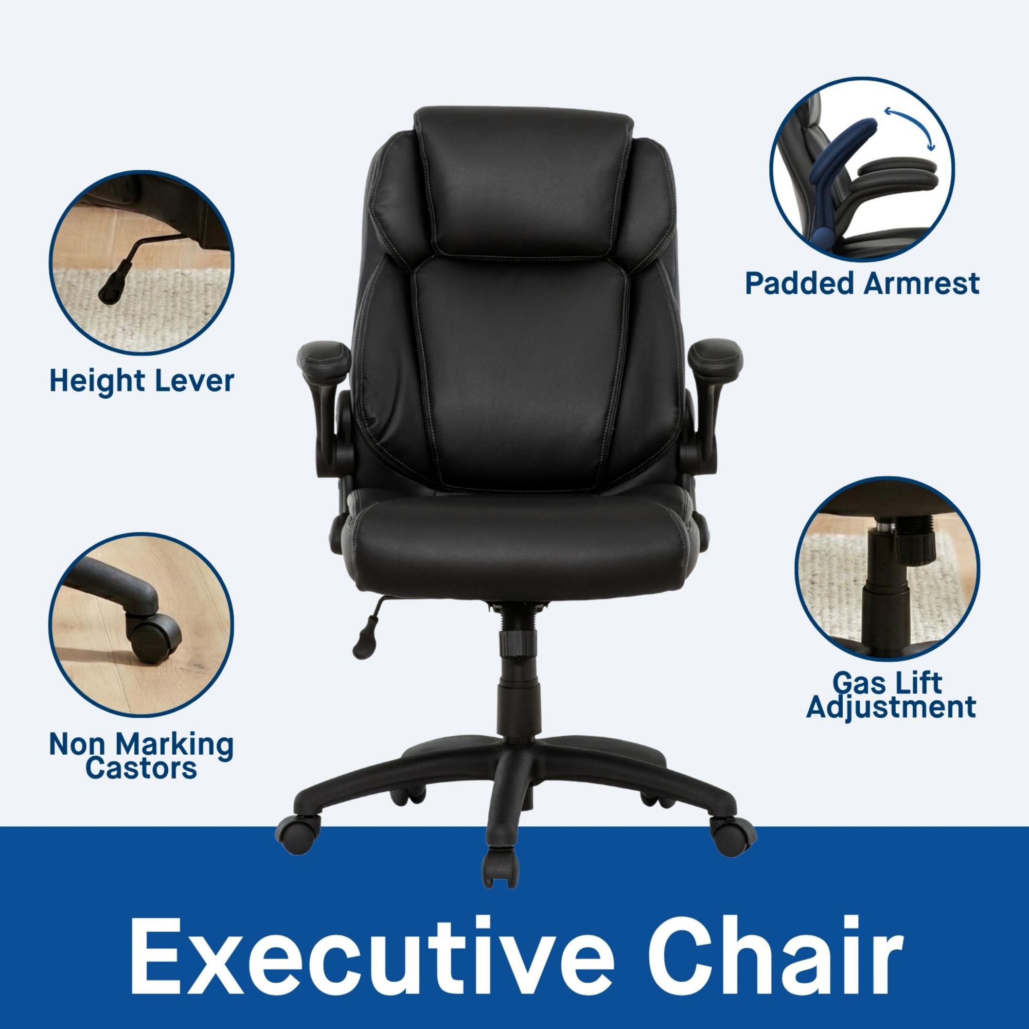 Sealy Atlas Ergonomic Swivel Office Chair with Tilt