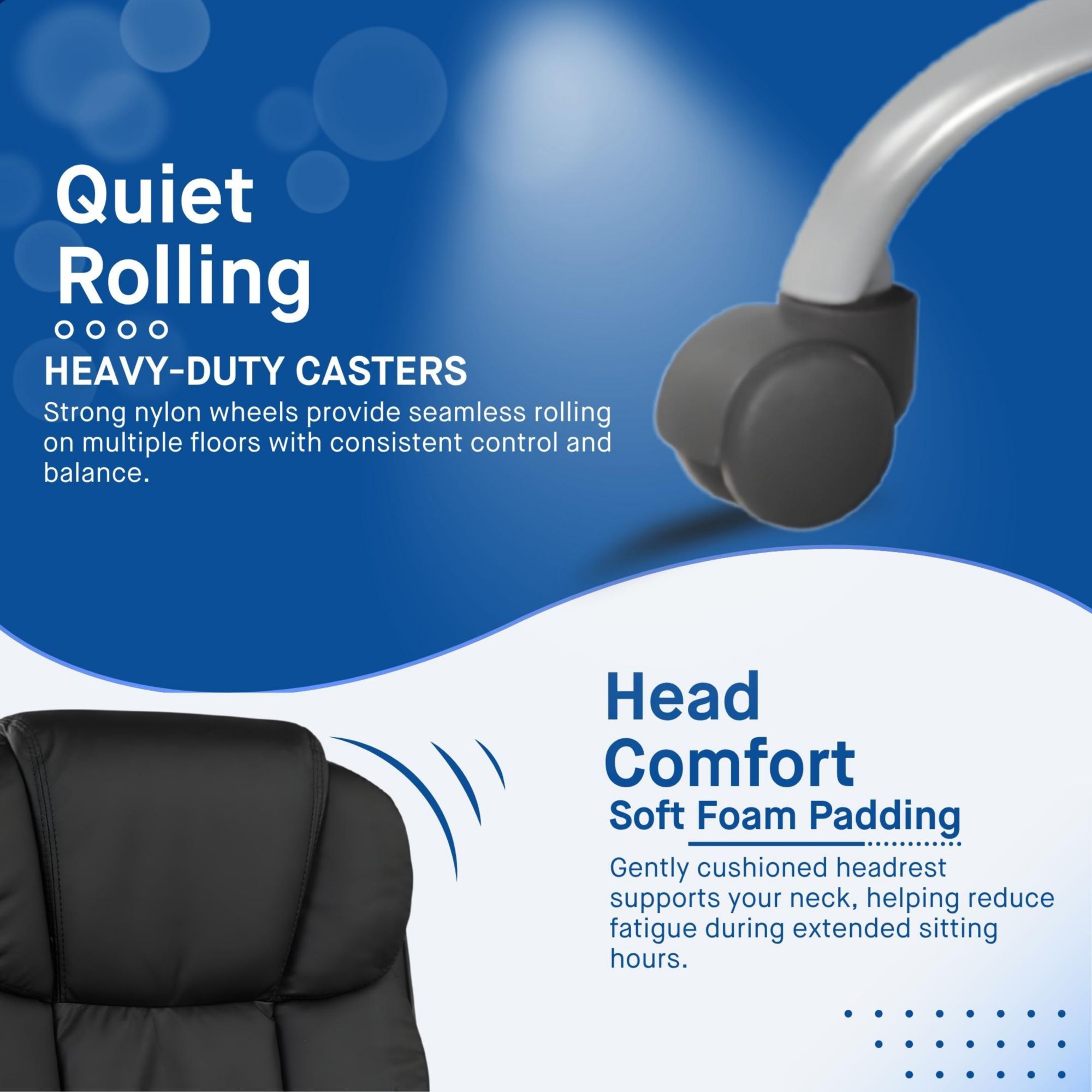 Sealy Kronos Executive Office Chair with Swivel and Tilt