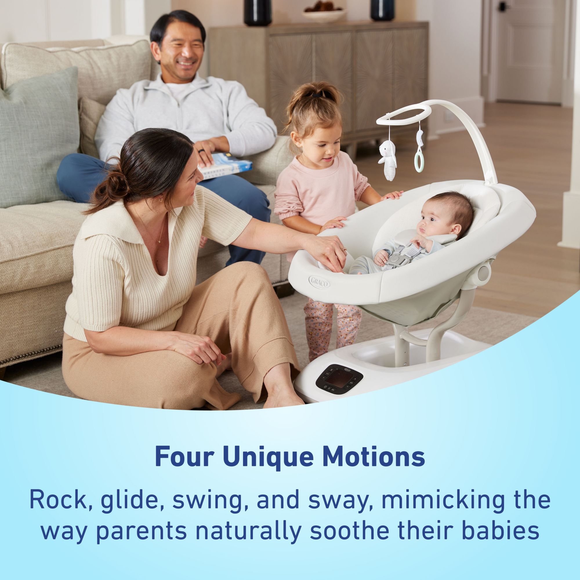 Graco SmartSense Soothing Baby Swing, Rori