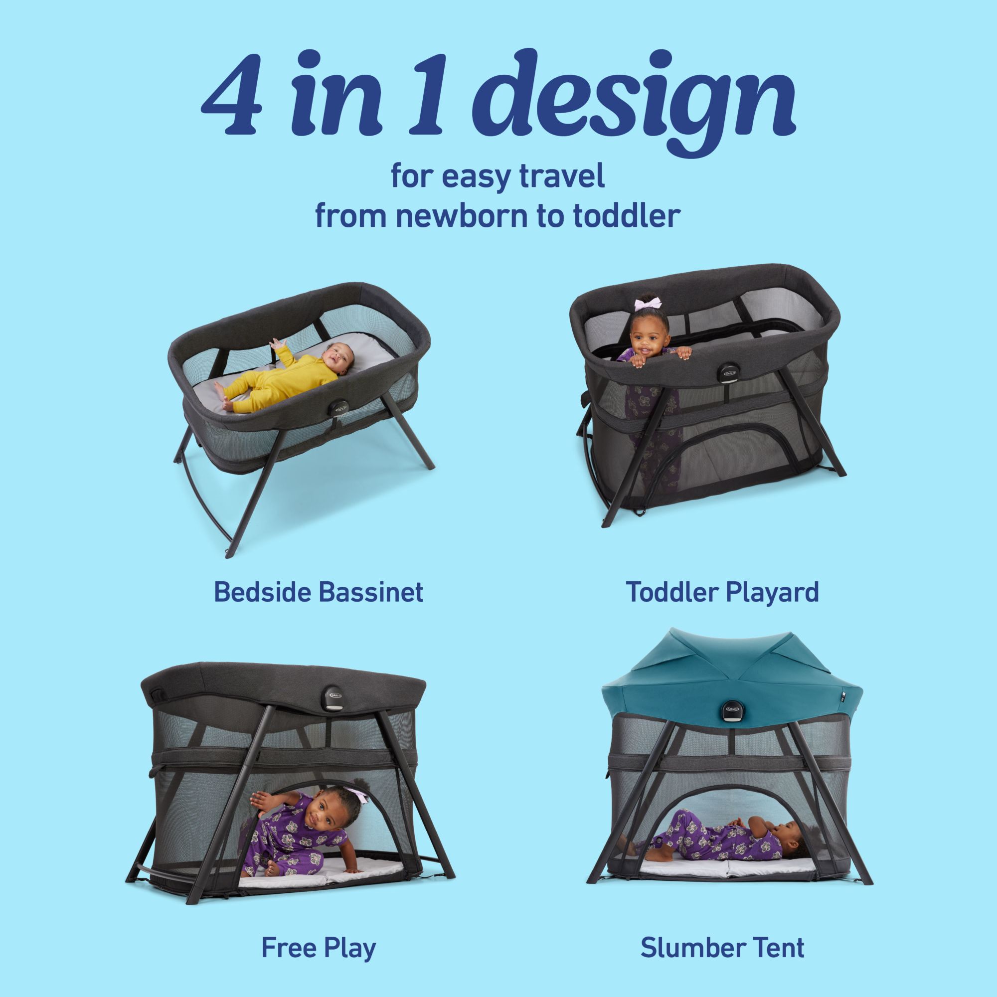Graco LiteTraveler 4-in-1 Playard, Sona