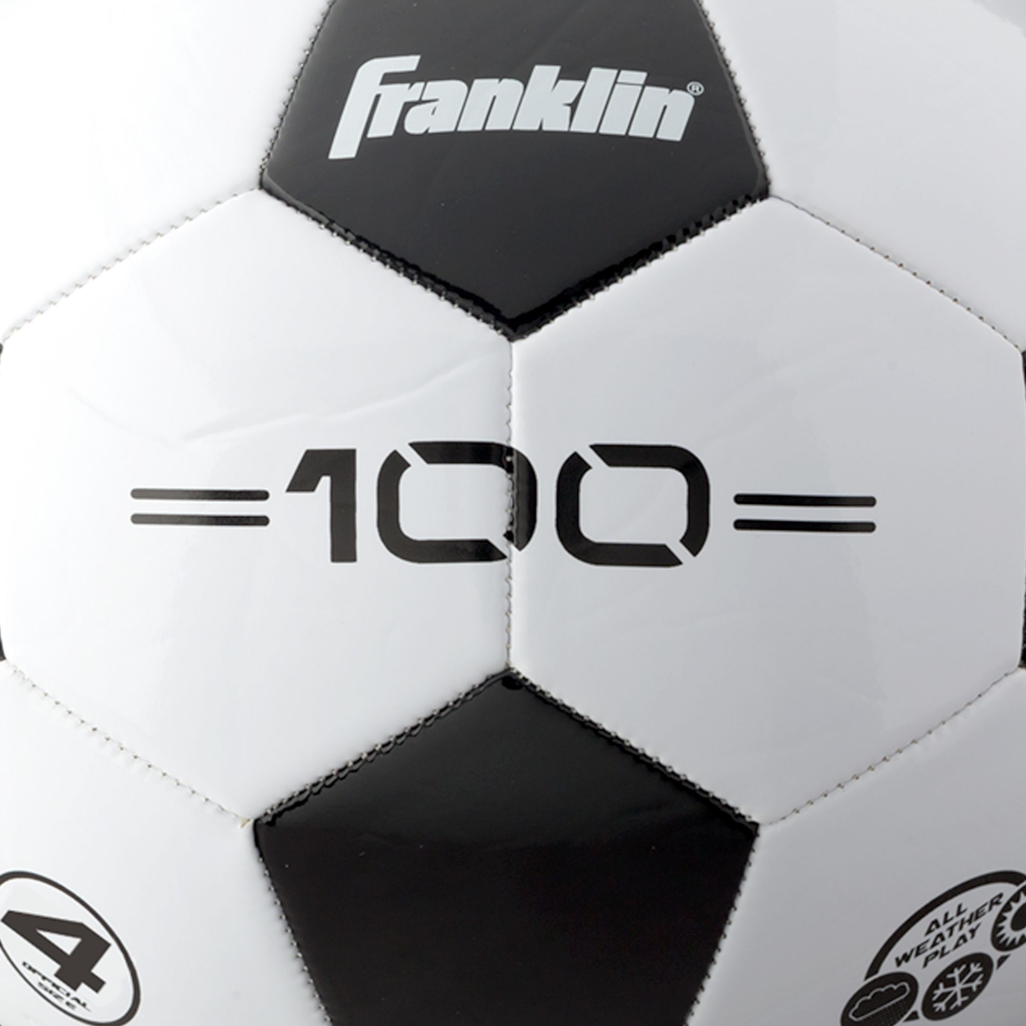 Franklin Sports F-100 Official Soccer Ball, Size 4