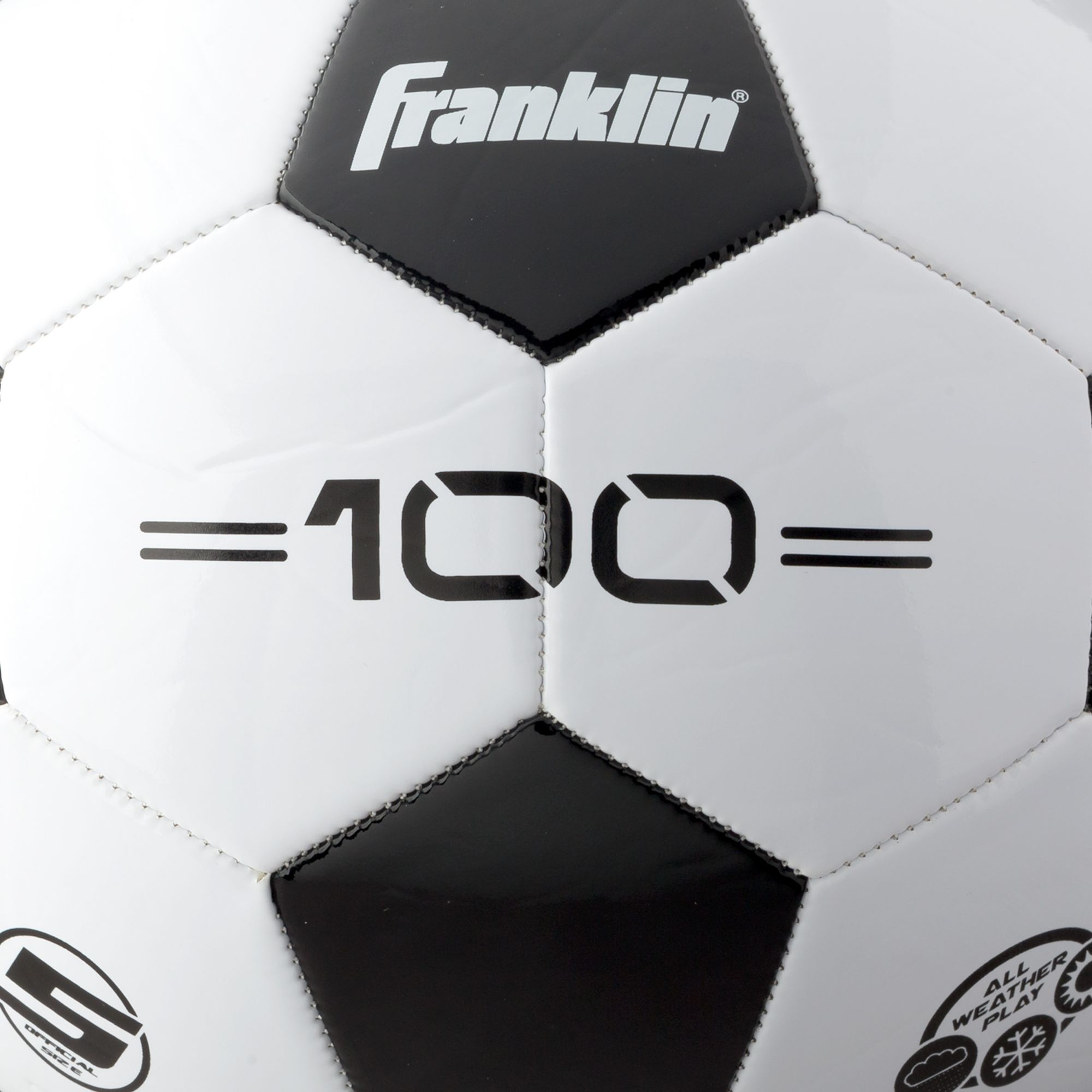 Franklin Sports F-100 Official Soccer Ball, Size 5