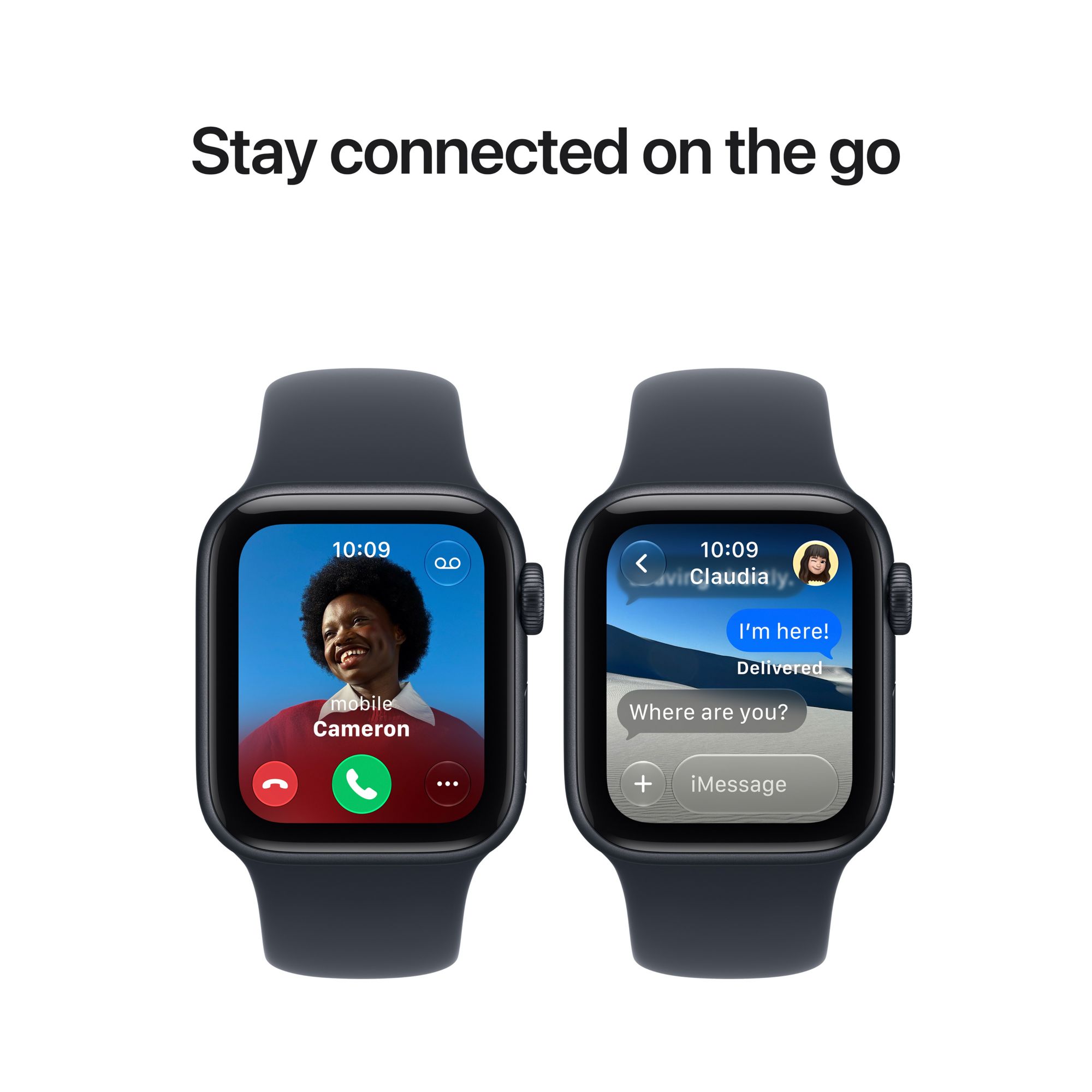 Apple Watch SE 3 GPS 40mm Starlight Aluminum Case with Sand Sport Band - S/M