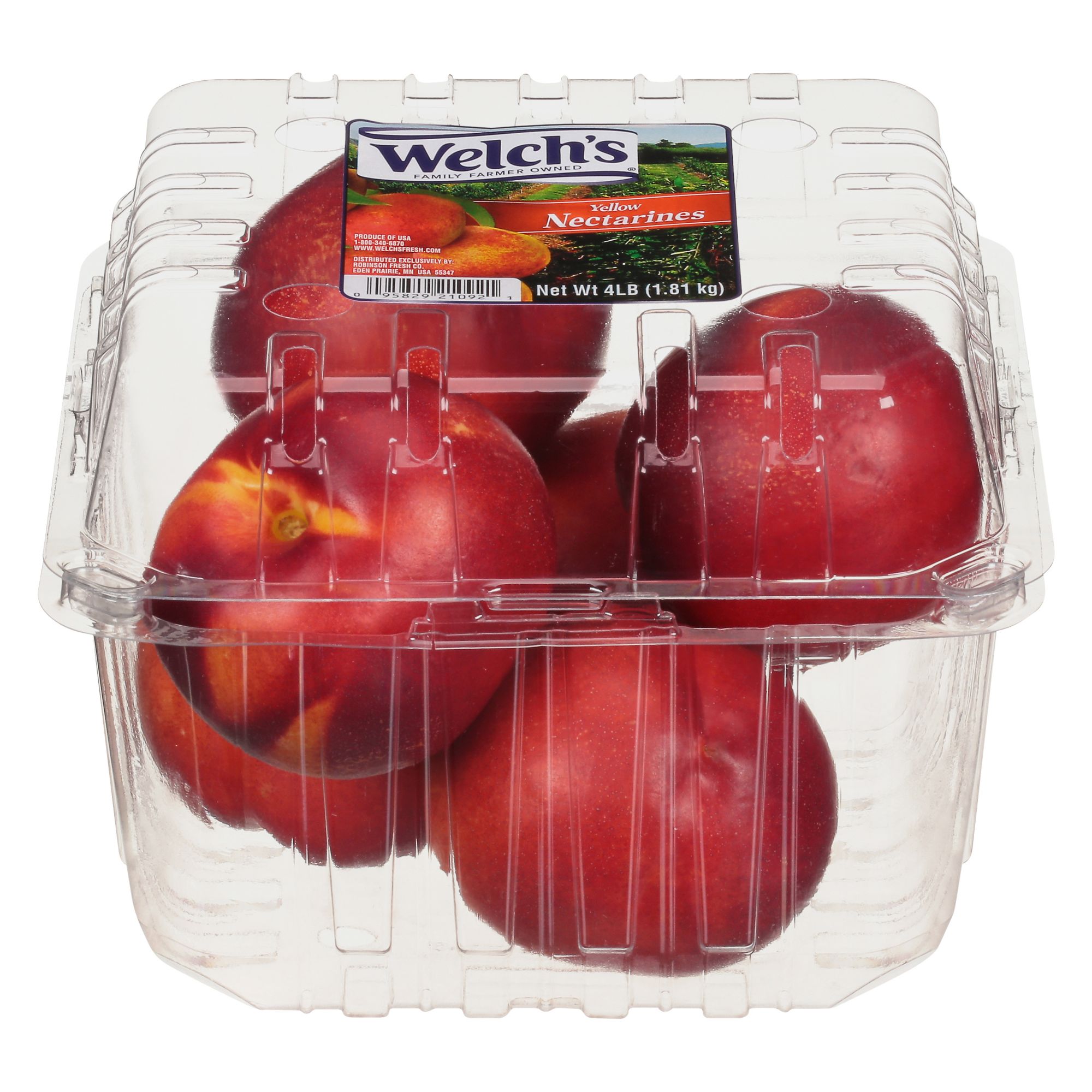 Fresh Yellow Nectarines, 2 lb Bag 