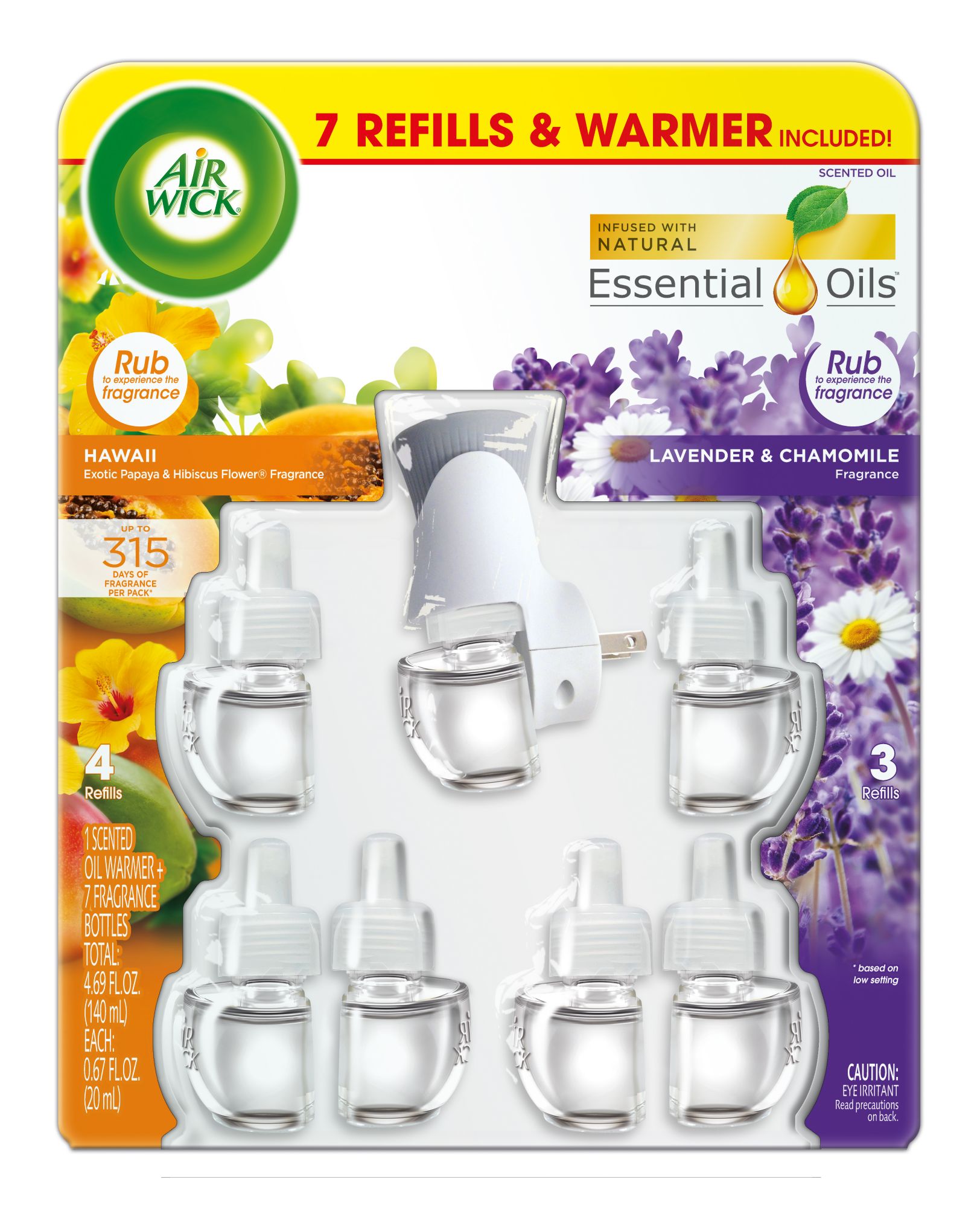 Air Wick Scented Oil Warmers Hawaiian Bliss and Magnolia Cherry Blosso –  BabyLuck Retail