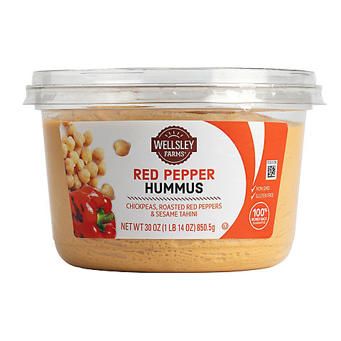 Wellsley Farms Signature Red Pepper Hummus, 30 oz.