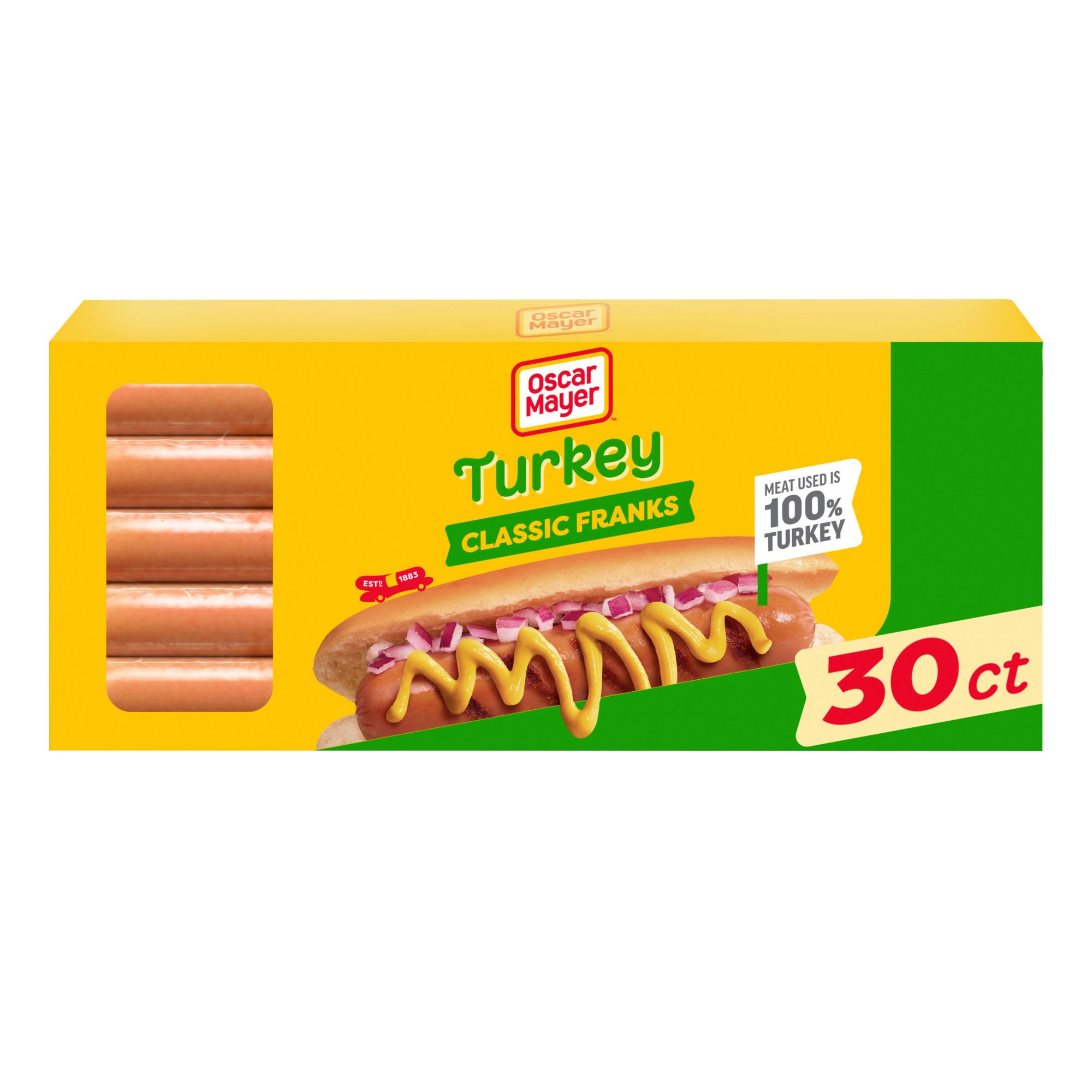 Oscar Mayer Original Uncured Turkey Franks Hotdogs, 10 count, 16 oz