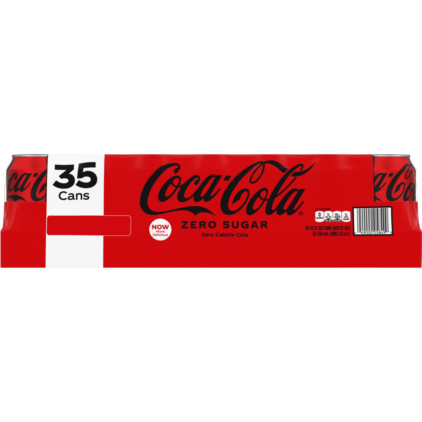 Coca-Cola Coke Zero Cans, 12 Ounce [35 Cans] 