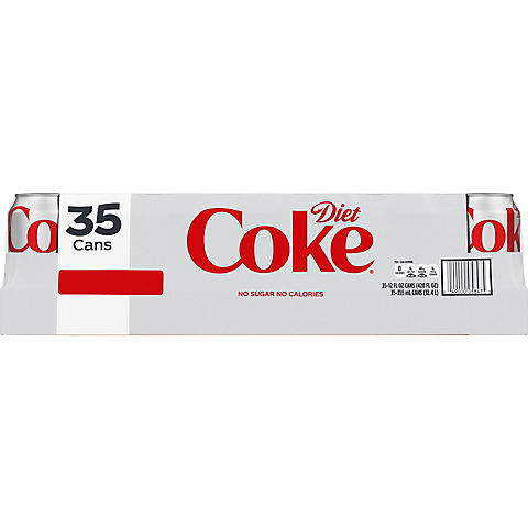 Diet Coke Soda Cans, 35 pk./12 oz.