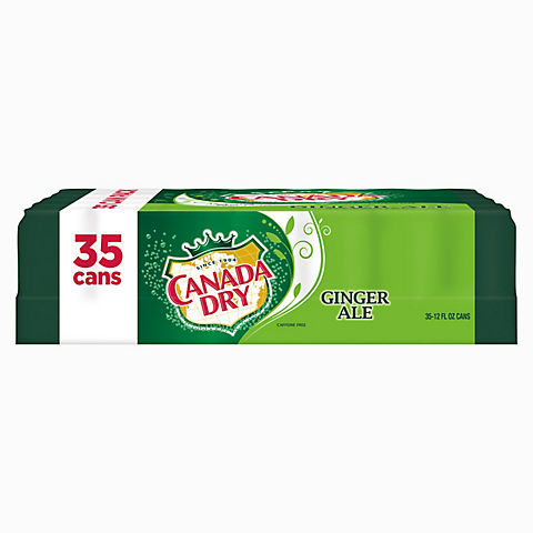 Canada Dry Ginger Ale Cans, 35 pk./12 oz.