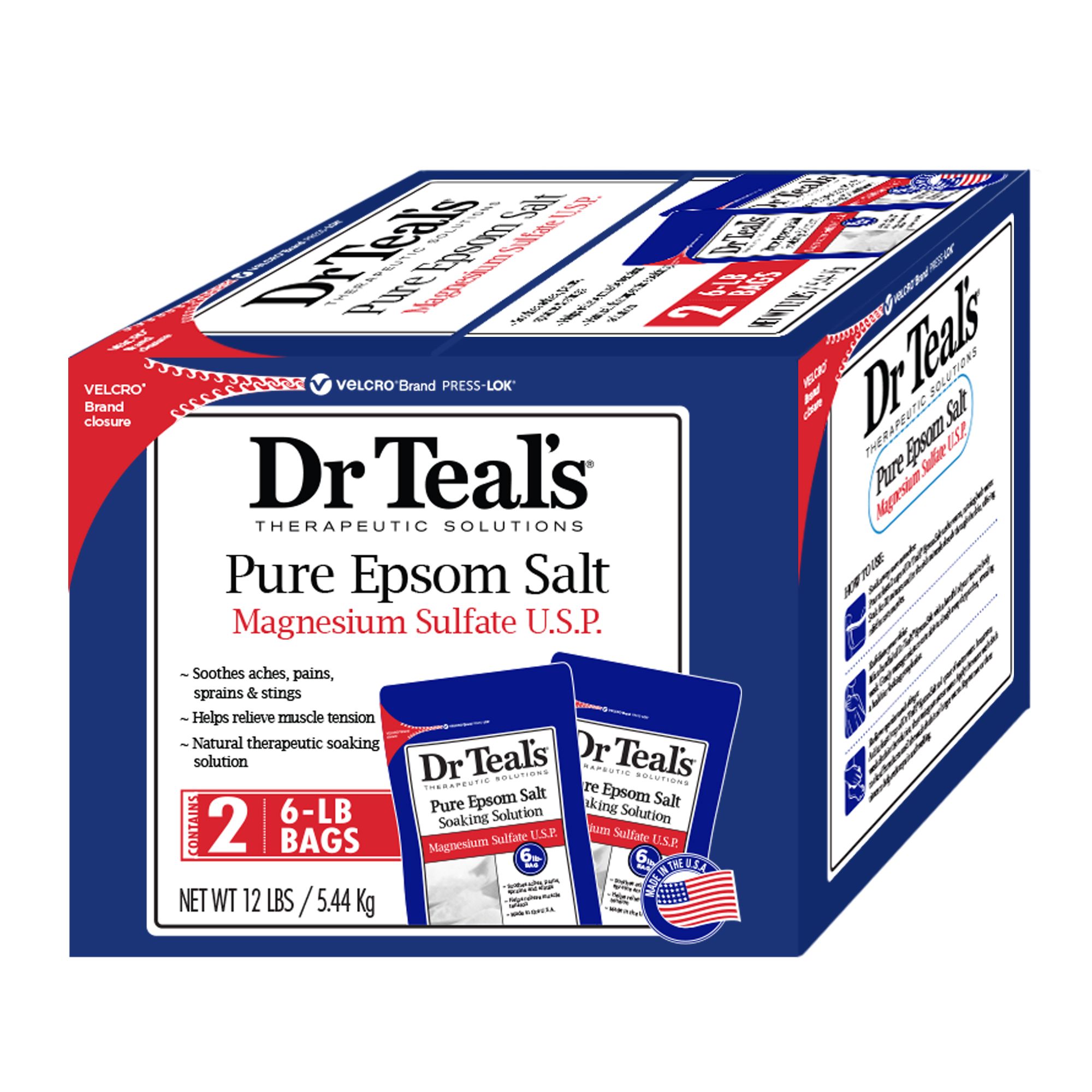 Dr Teal S Pure Epsom Salt 2 Pk 6 Lbs Bjs Wholesale Club